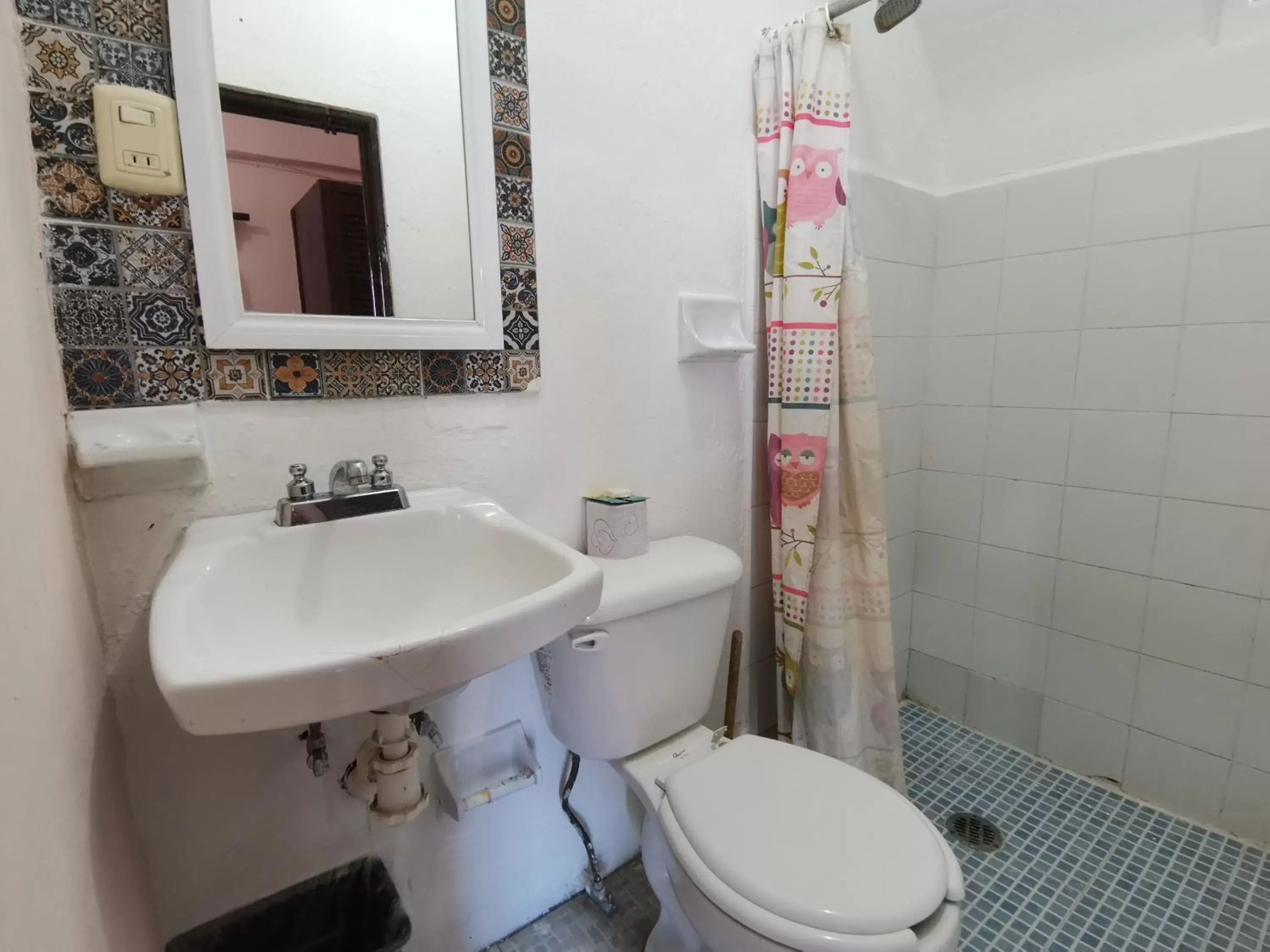 Bathroom in Hotel Colonial San Carlos