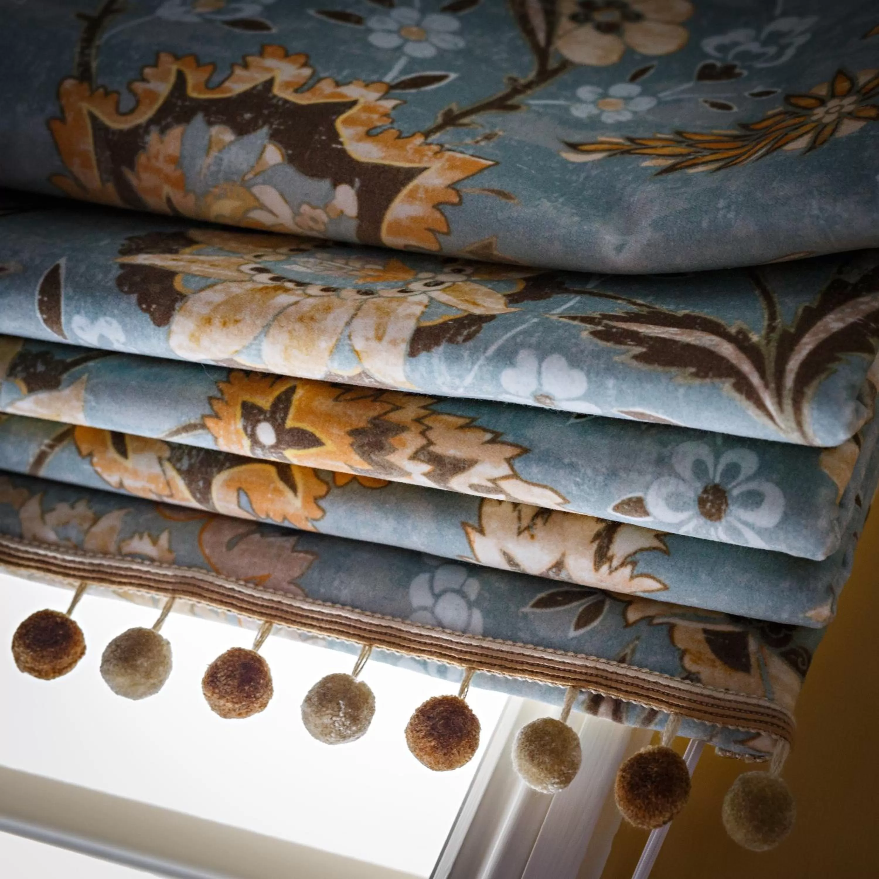 Decorative detail, Bed in The Assembly House in central Norwich