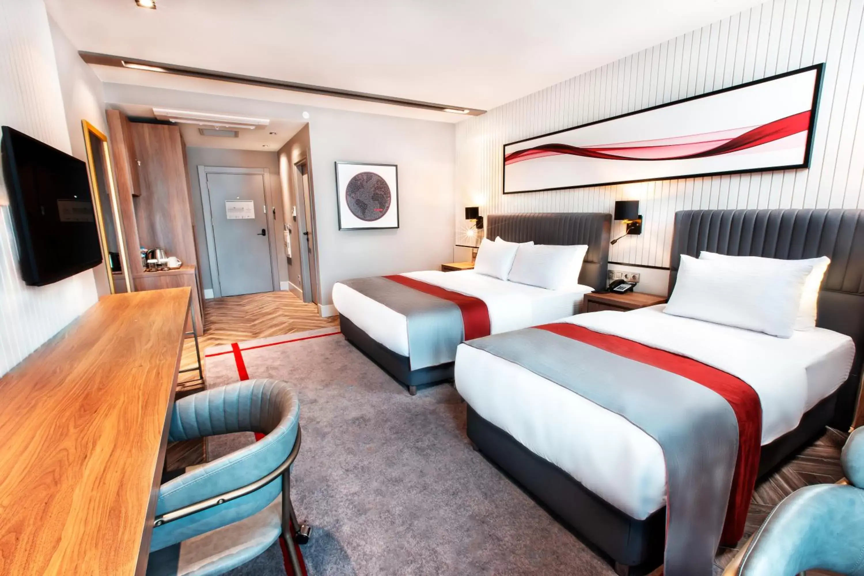 Superior Room with Two Single Beds - Smoking in Ramada by Wyndham Erzurum Superior Room with Two Single Beds - Smoking in Ramada by Wyndham Erzurum