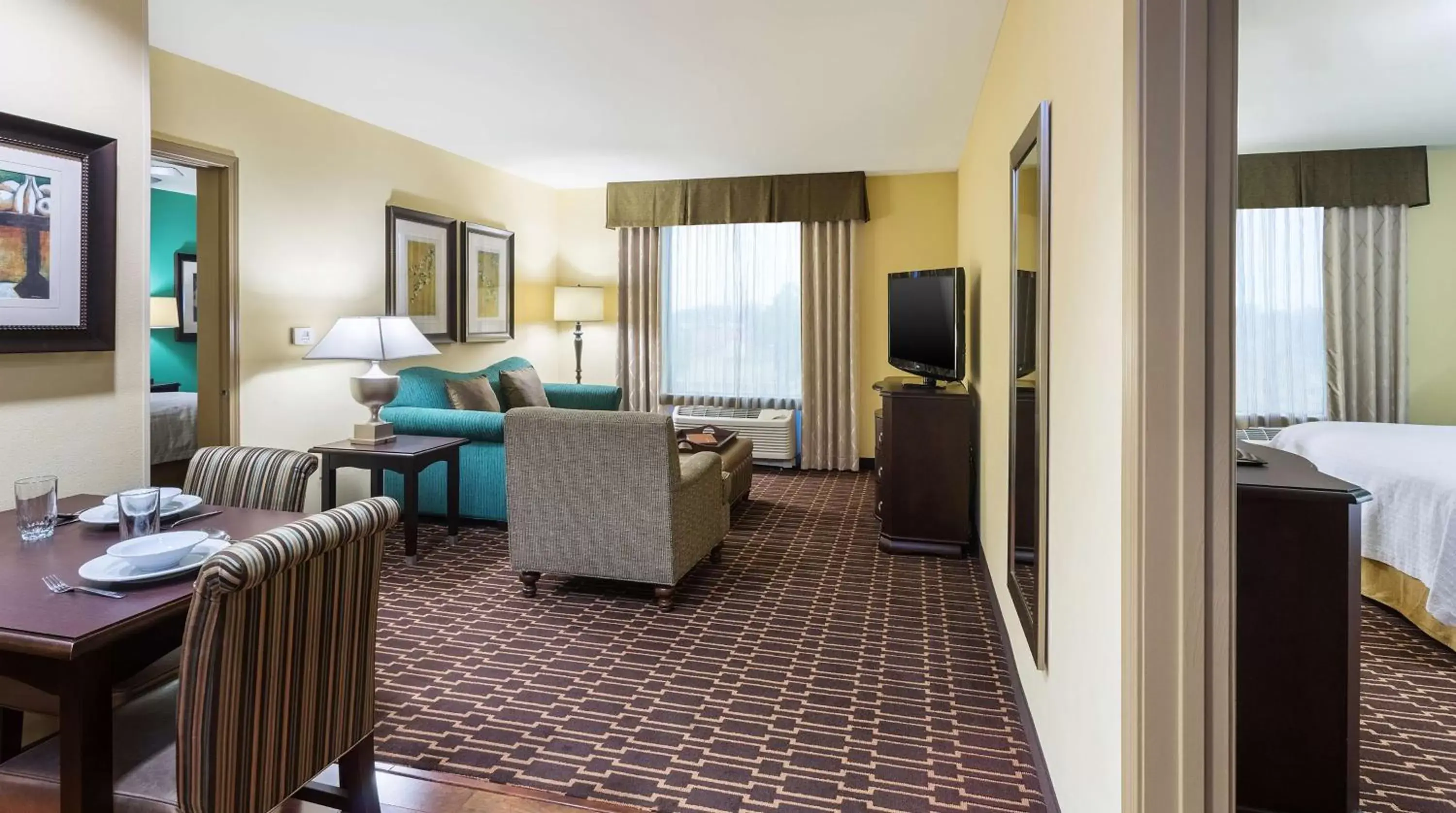 Living room in Homewood Suites by Hilton Shreveport Bossier City, LA