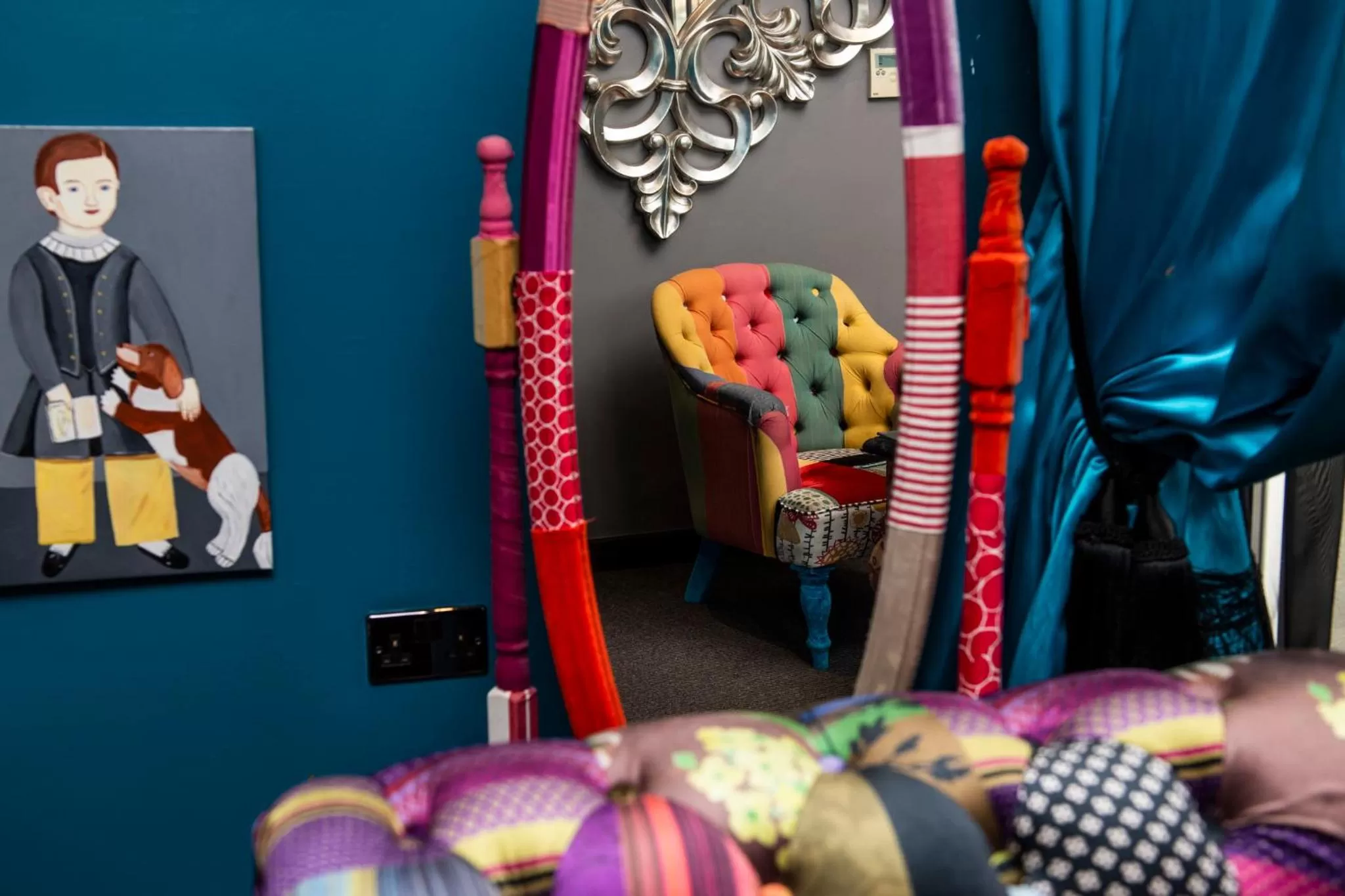 Bedroom in The Exhibitionist Hotel