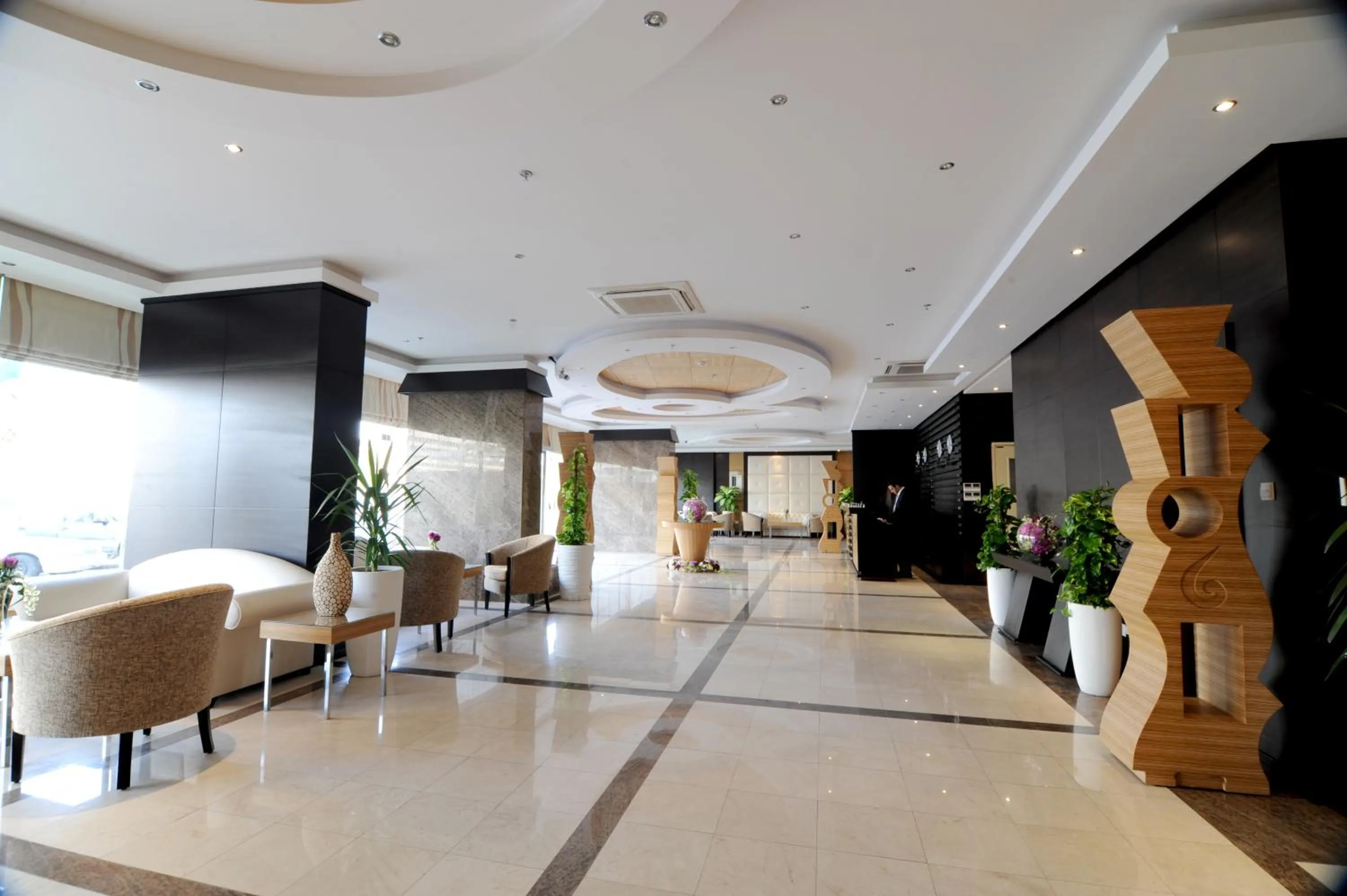 Lobby or reception in فندق حديقة الأزهار