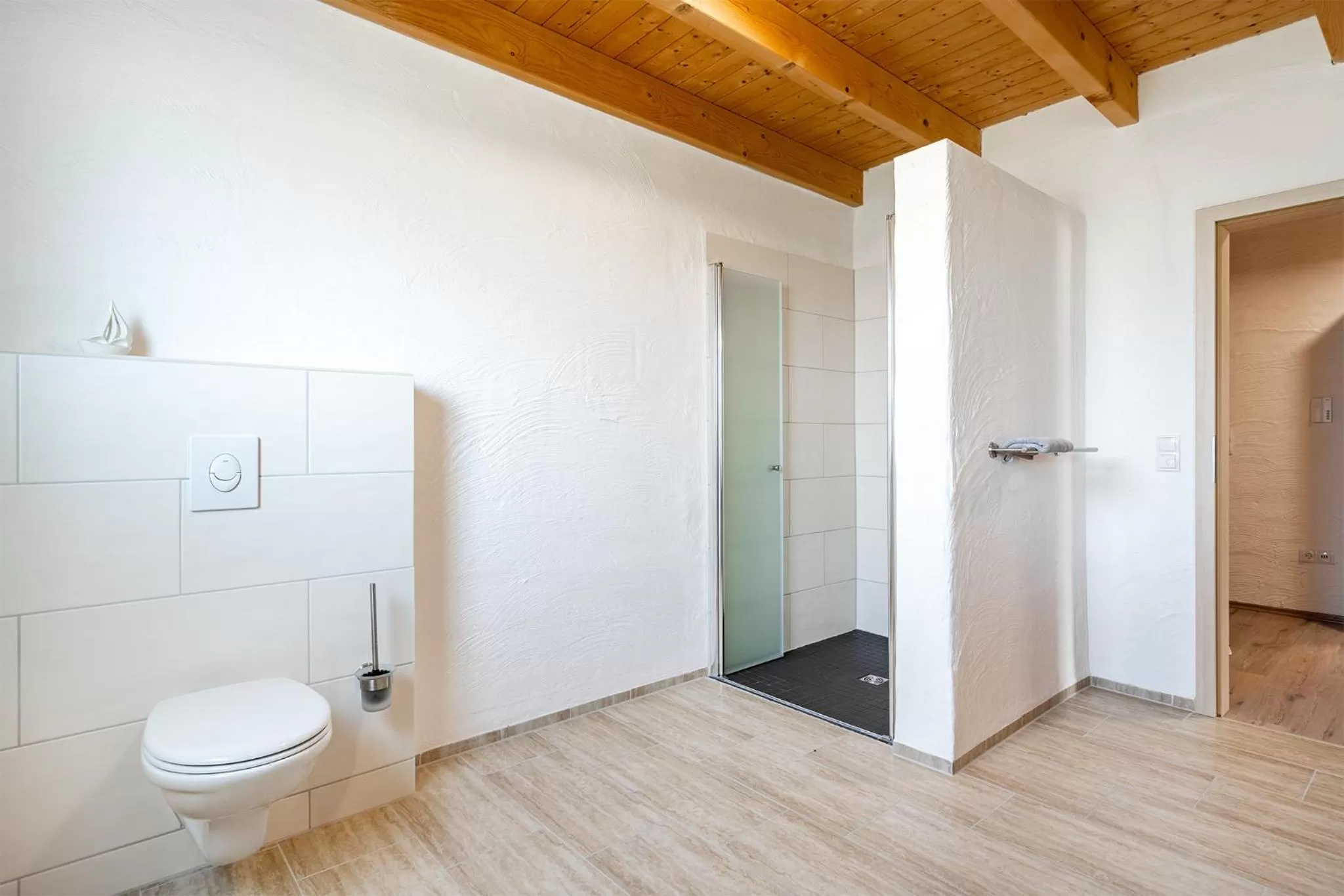 Shower in Villa Moorstern am Badesee Tannenhausen