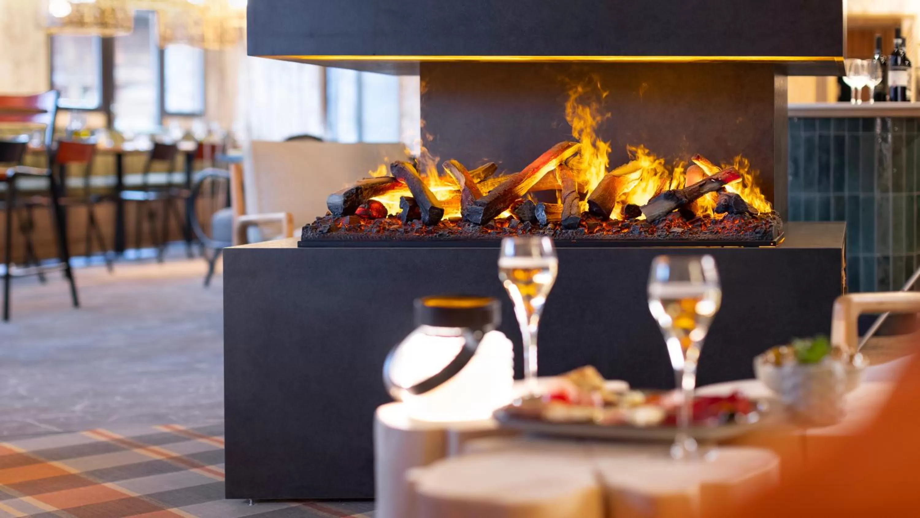 Lounge or bar in ibis Styles Les Houches Chamonix