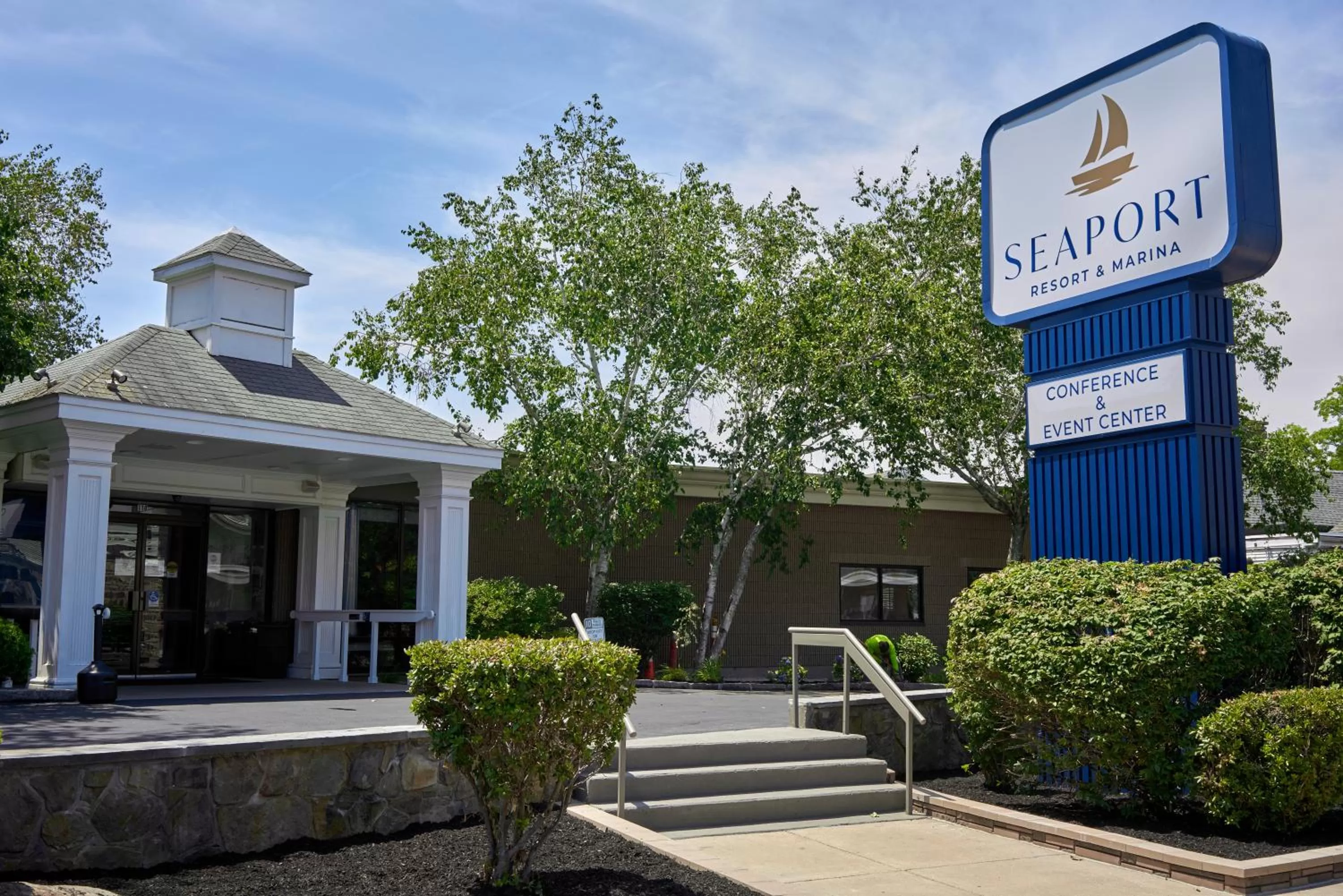 Property building in Seaport Resort and Marina