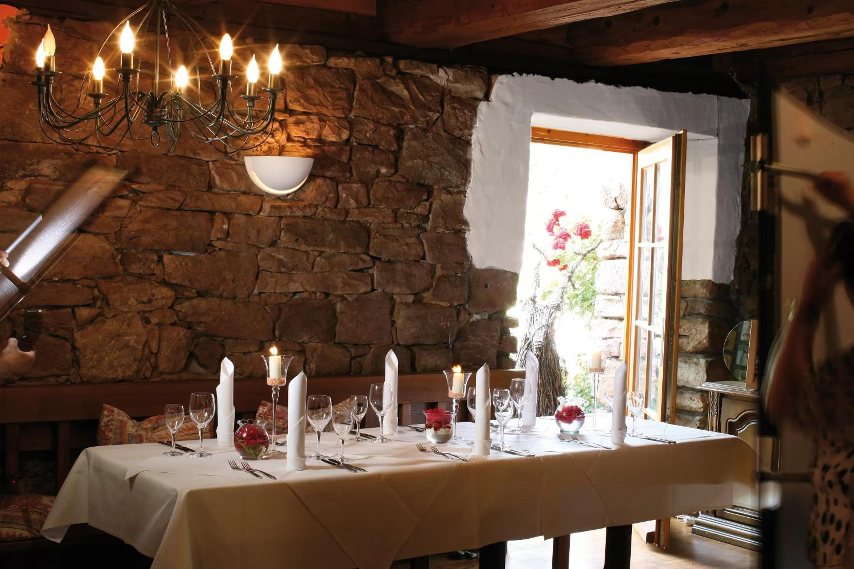 Dining area in Gutshof-Hotel Waldknechtshof