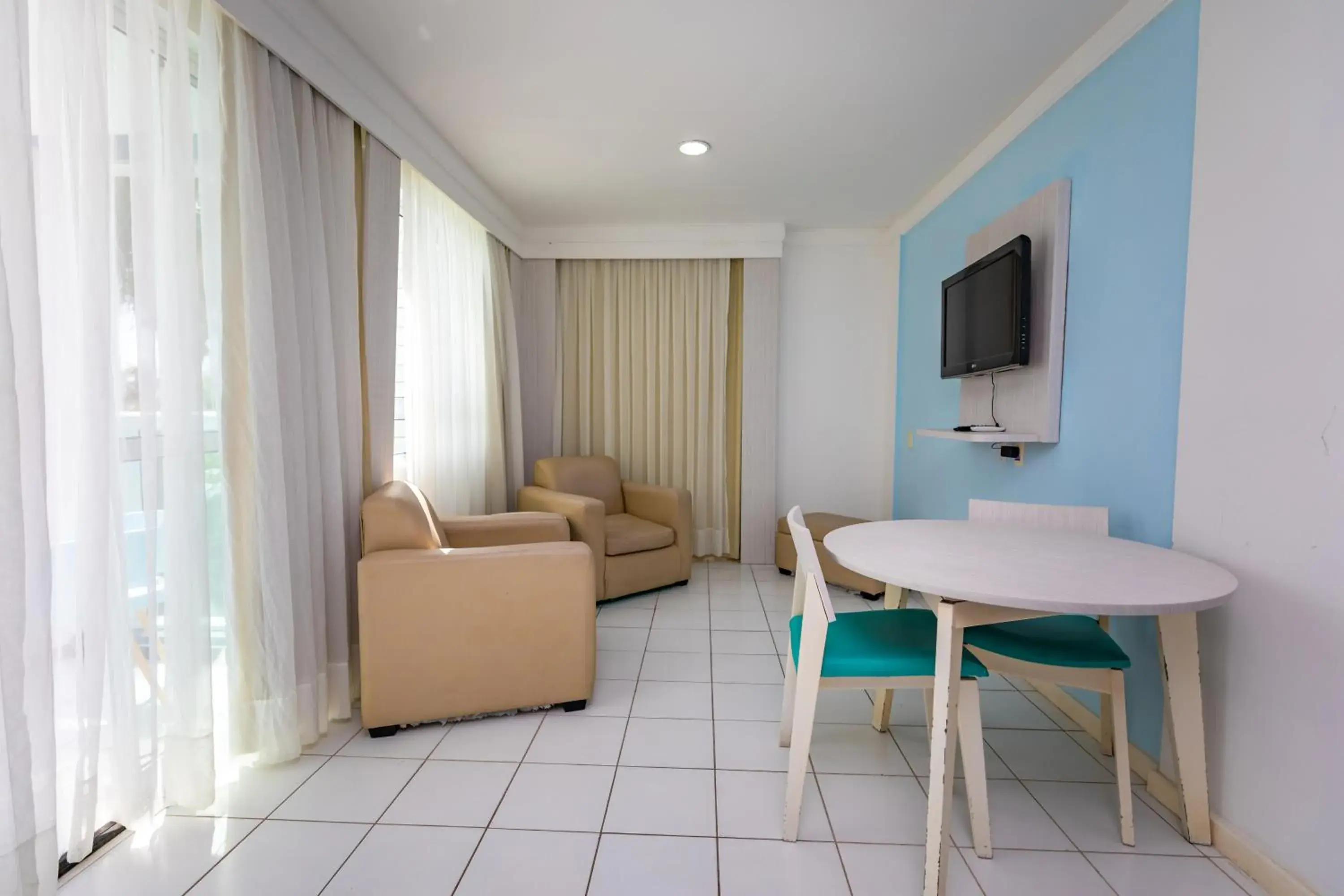 TV and multimedia, Seating Area in Hotel Ponta Negra Beach Natal