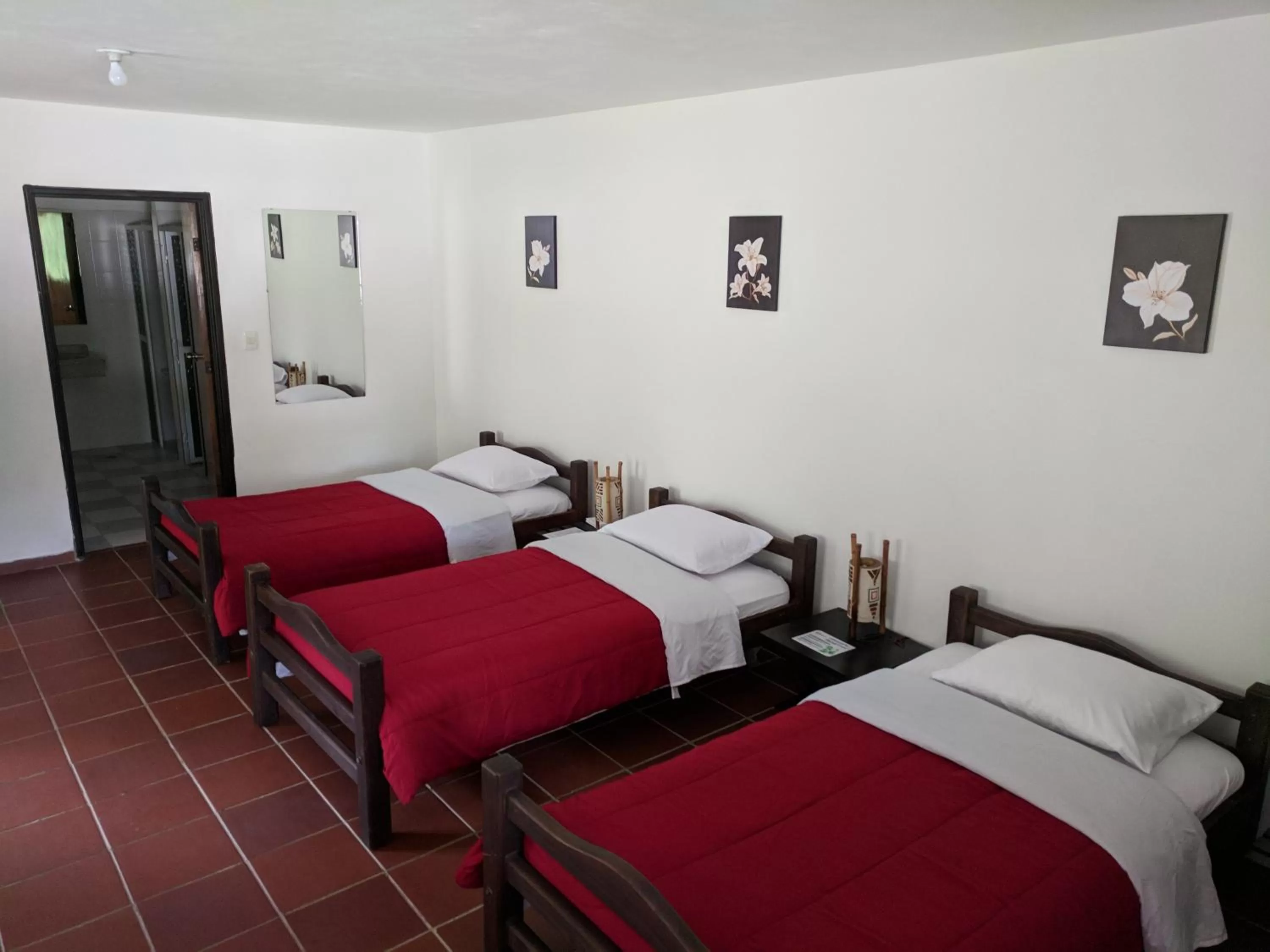 Bed in Hotel Huaka-yo