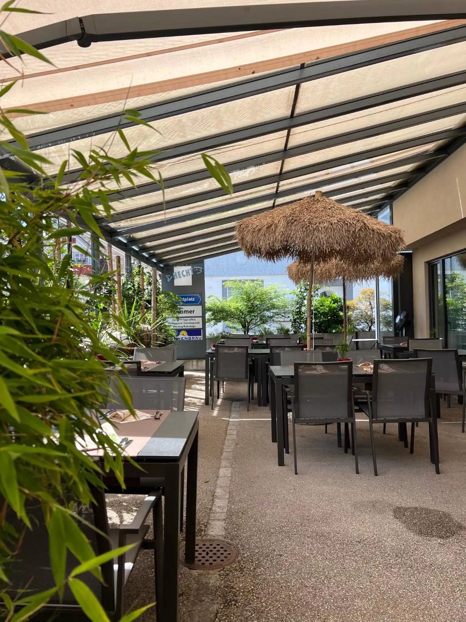Balcony/Terrace in Hotel Hecht