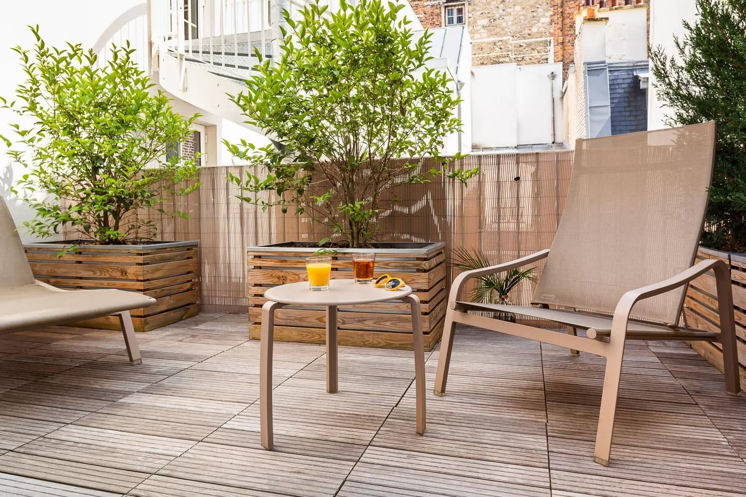 Balcony/Terrace in XO Hotel Paris