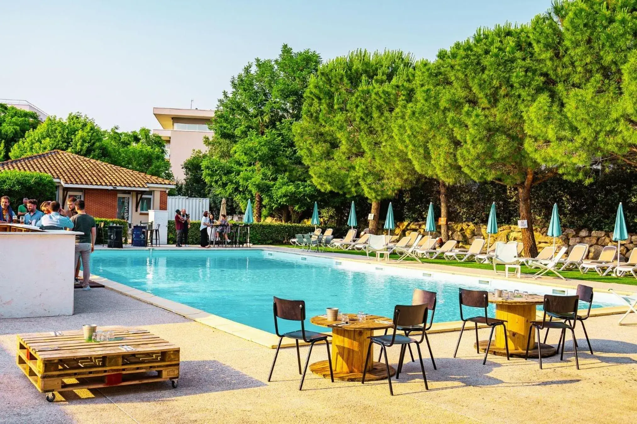 Pool view, Swimming Pool in Sporting House Hôtel