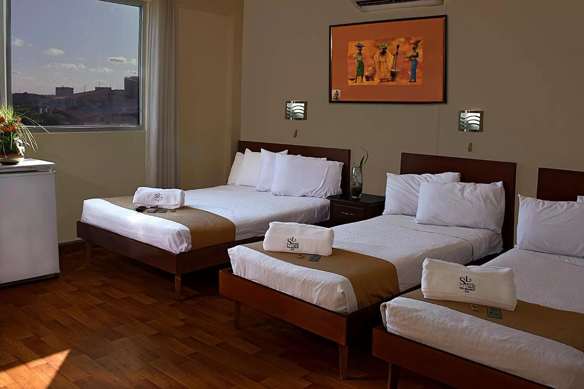 Photo of the whole room, Bed in La Siesta Hotel