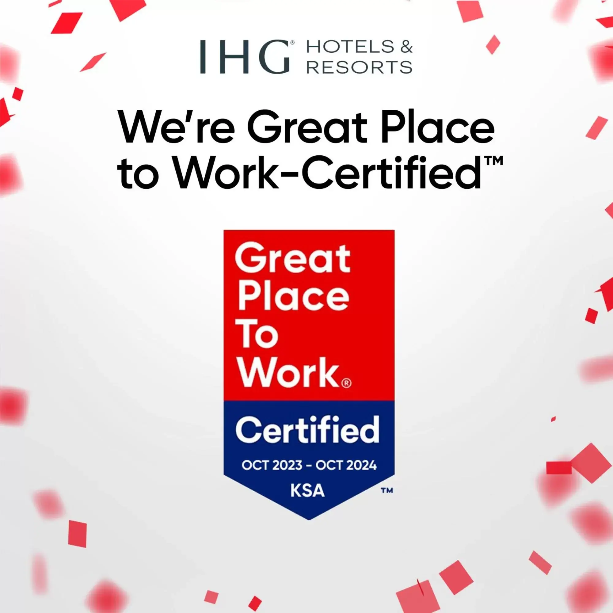 Logo/Certificate/Sign in InterContinental Jeddah, an IHG Hotel