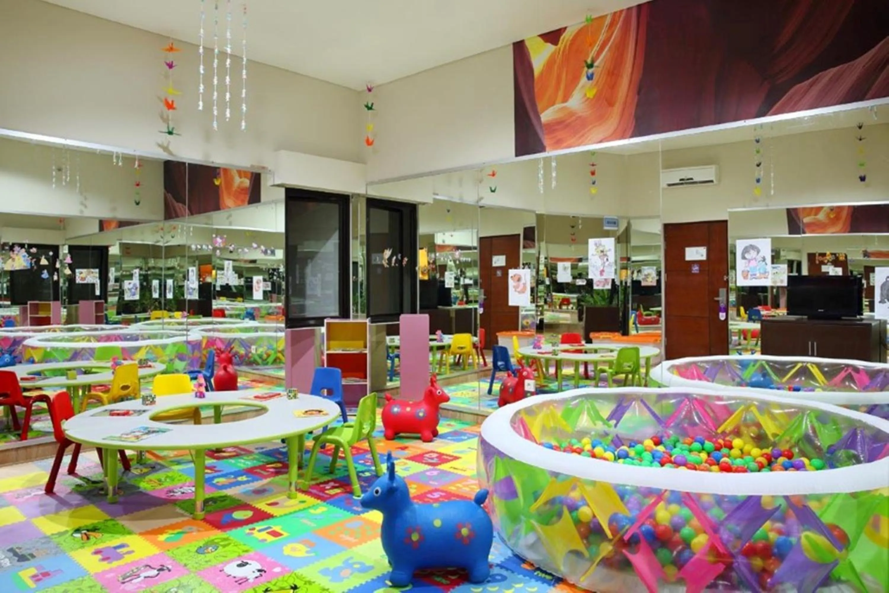 Children play ground in Kuta Central Park Hotel