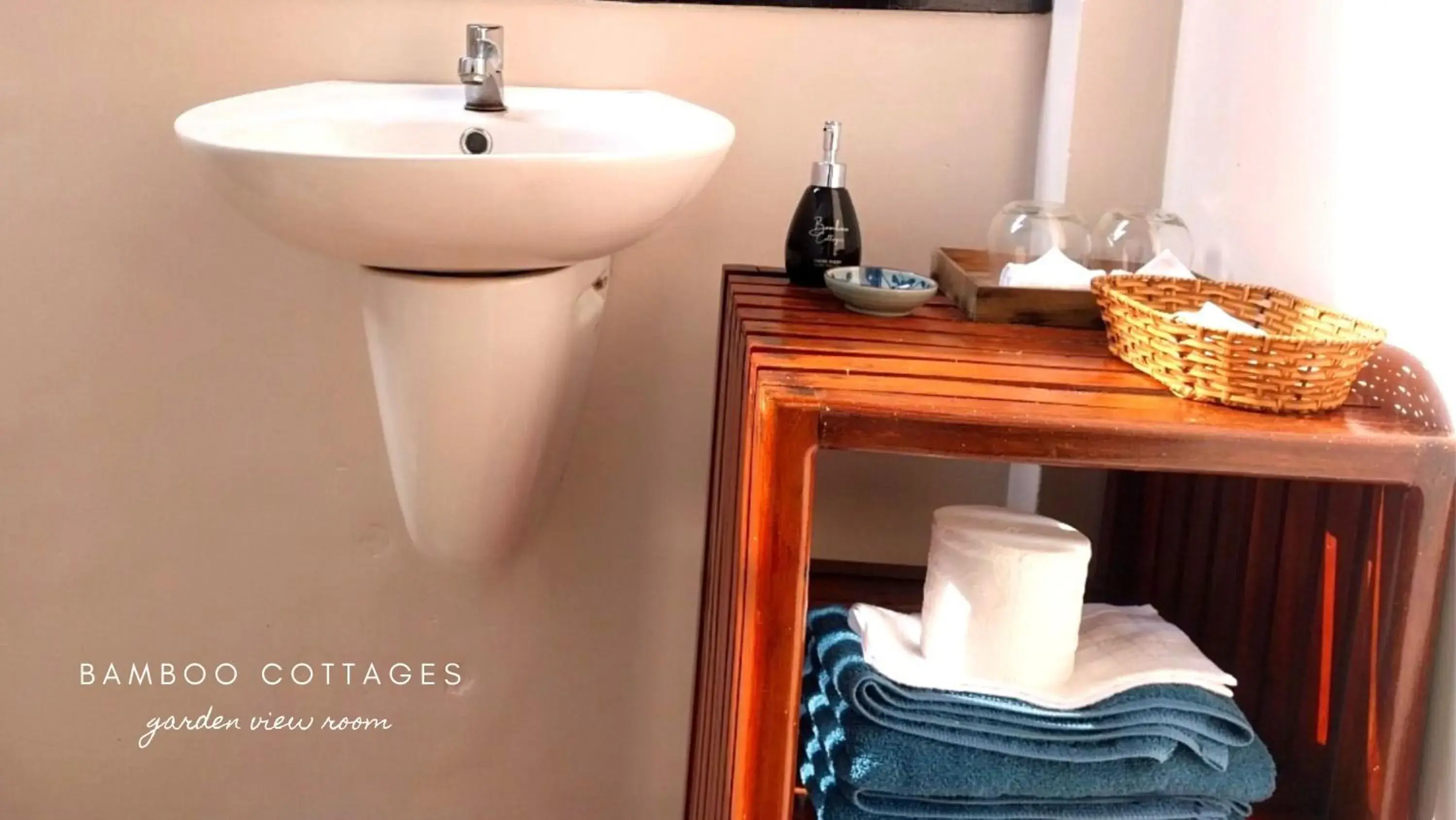 Bathroom in Bamboo Cottages