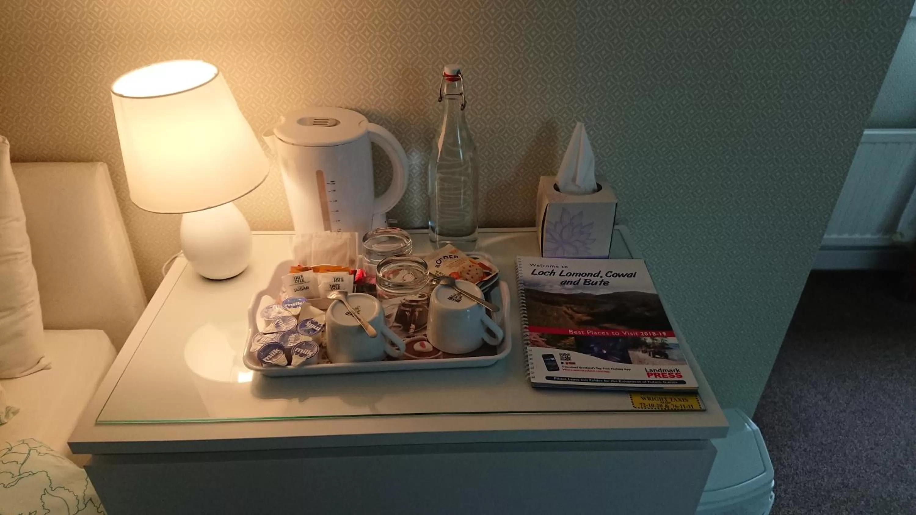 Bedroom in Glenfern Guest House and a separate Cottage with its own private hot tub