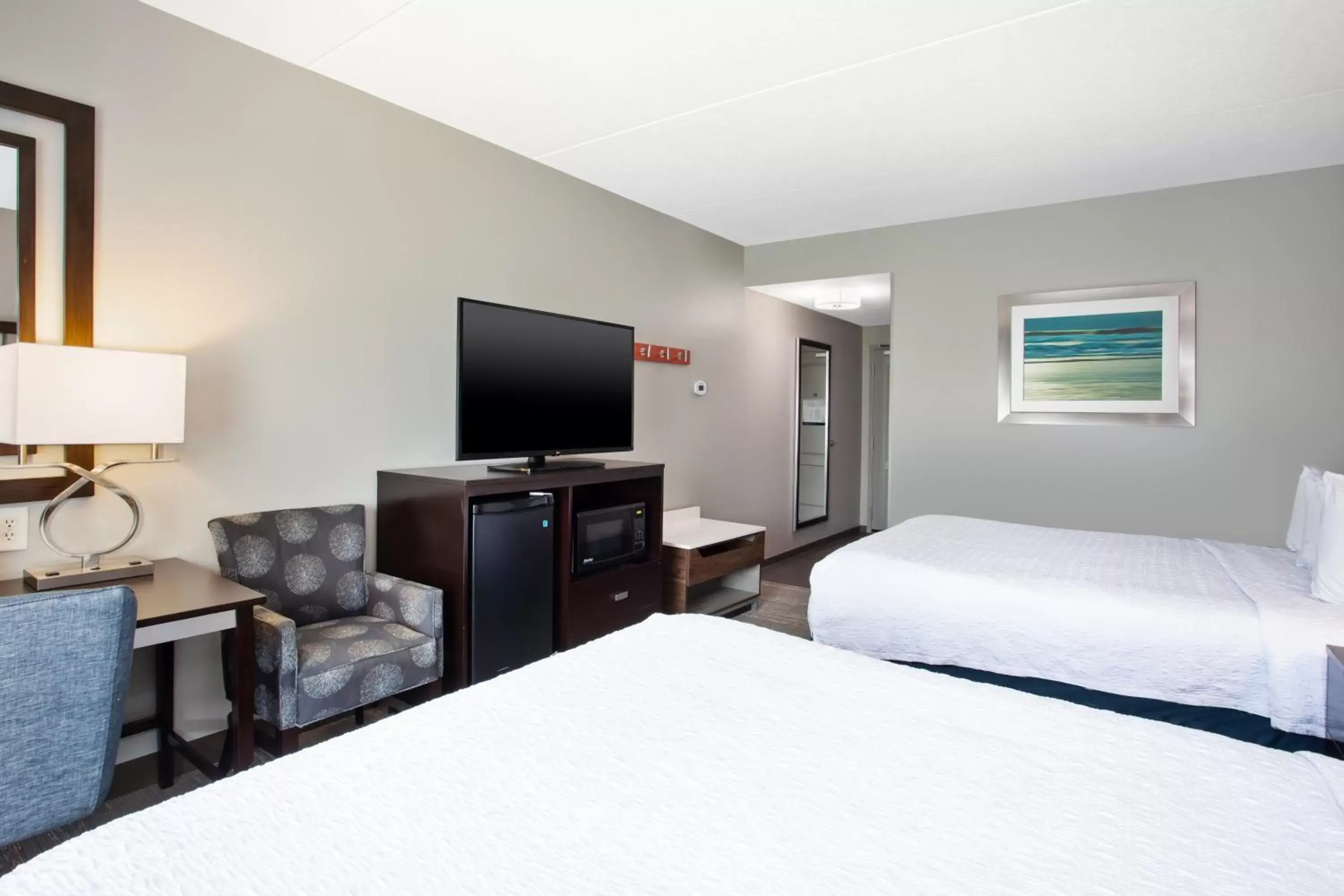 Bed in Hampton Inn & Suites Columbia/Southeast-Fort Jackson