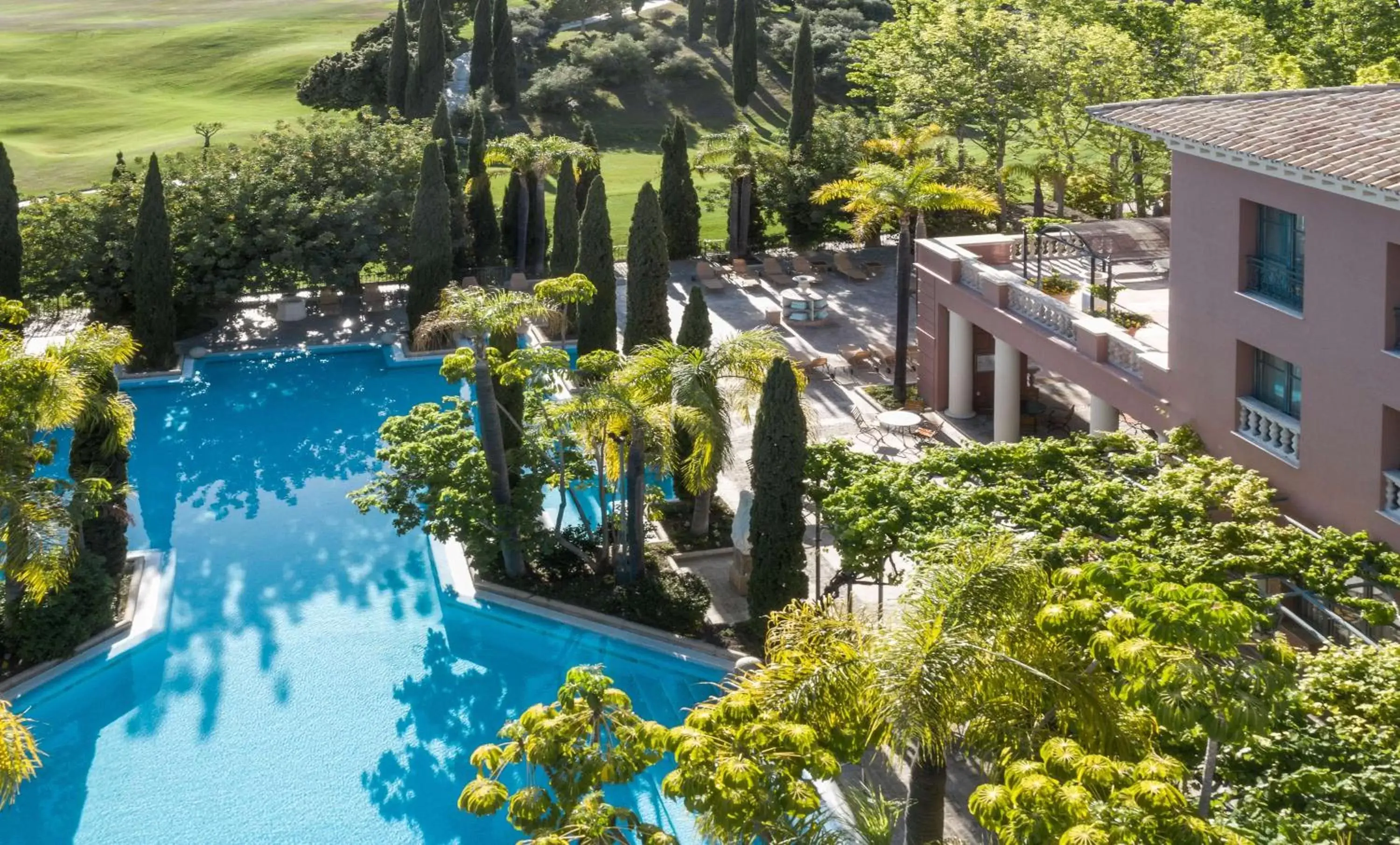 Property building, Pool View in Anantara Villa Padierna Palace Benahavís Marbella Resort - A Leading Hotel of the World