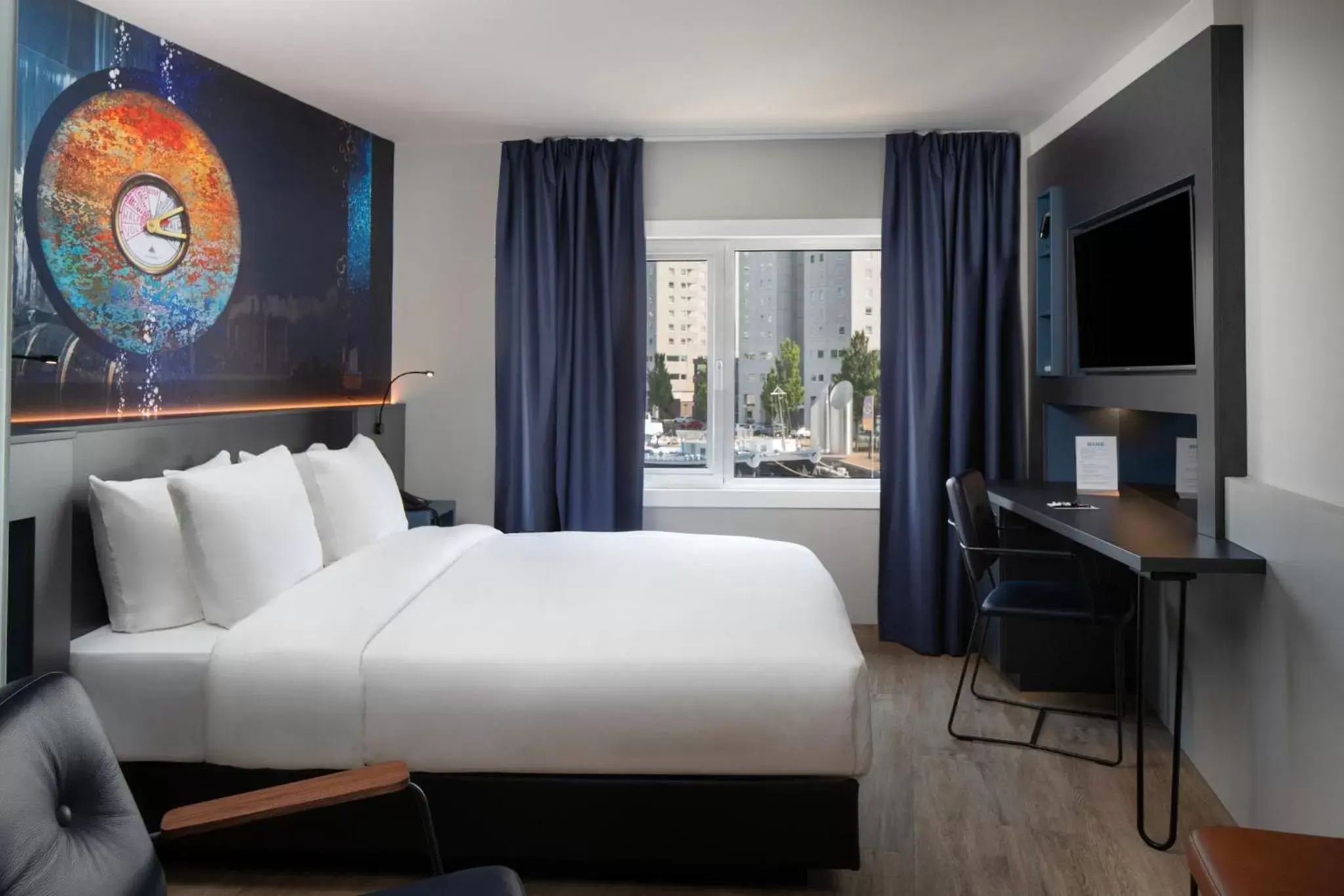 Bed in Inntel Hotels Rotterdam Centre