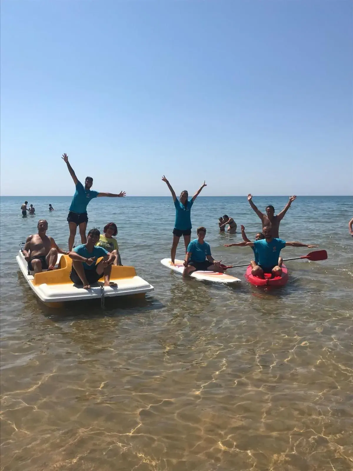 Canoeing in Triscinamare Hotel Residence