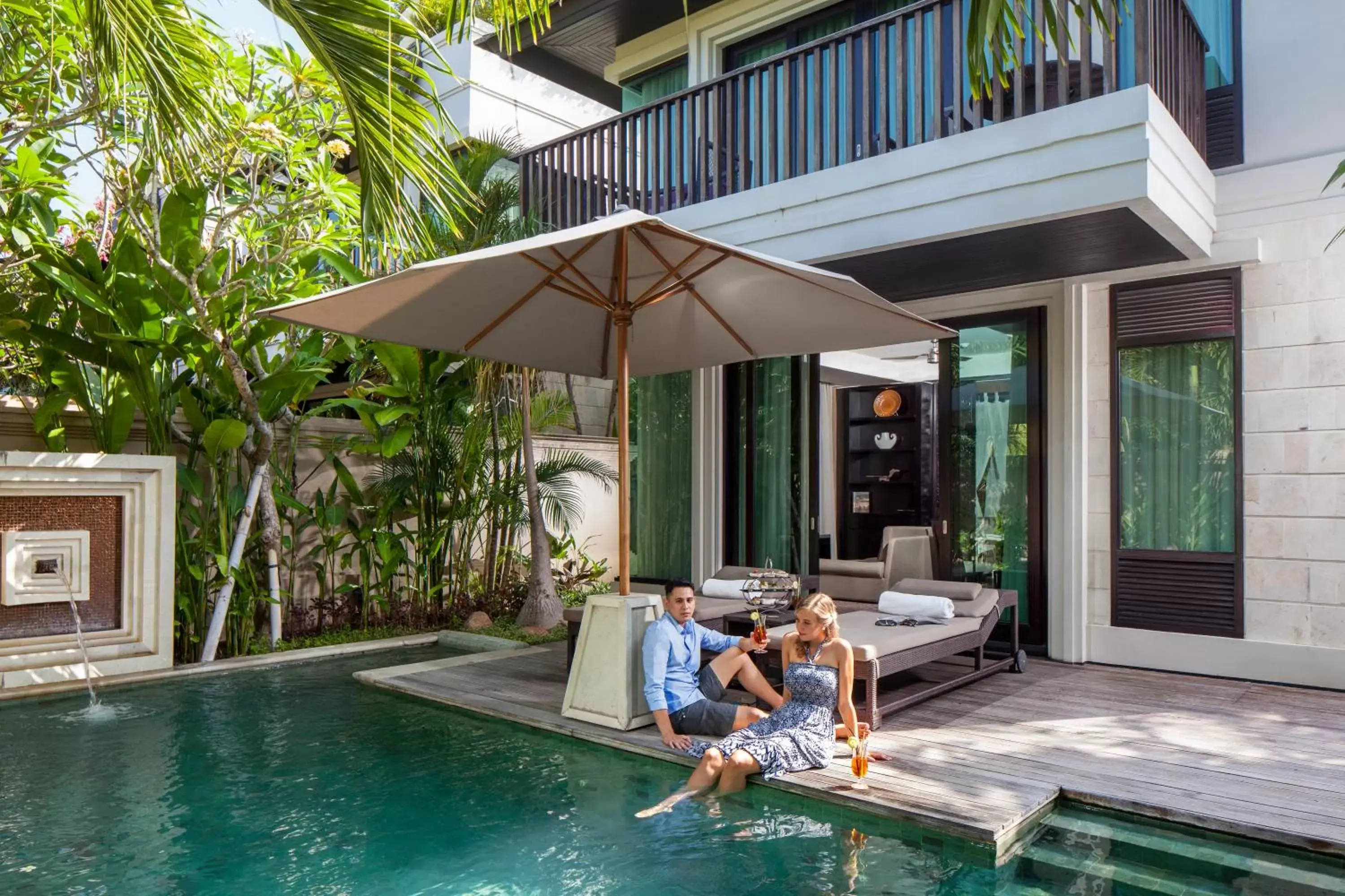 Pool view, Swimming Pool in The Sakala Resort Bali All Suites CHSE Certified
