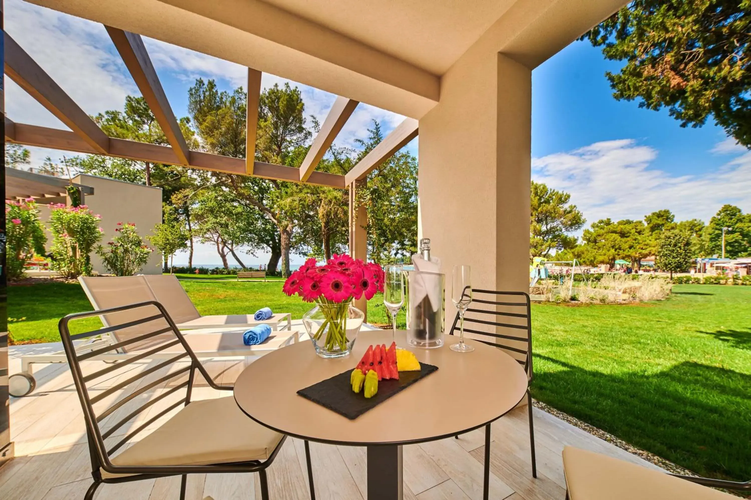 Balcony/Terrace in Garden Suites Umag Plava Laguna