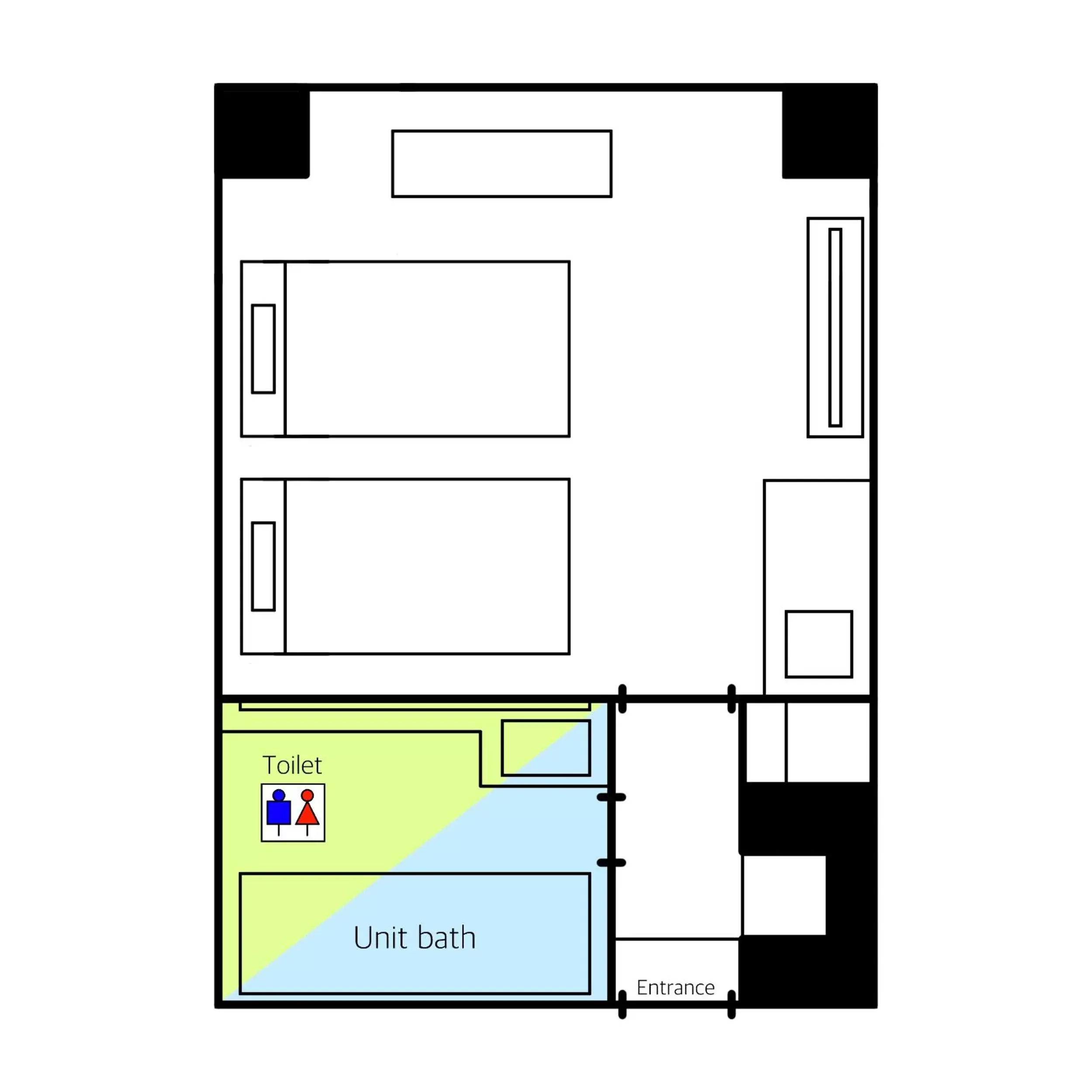 Floor Plan in HOTEL THE HAKATA TERRACE