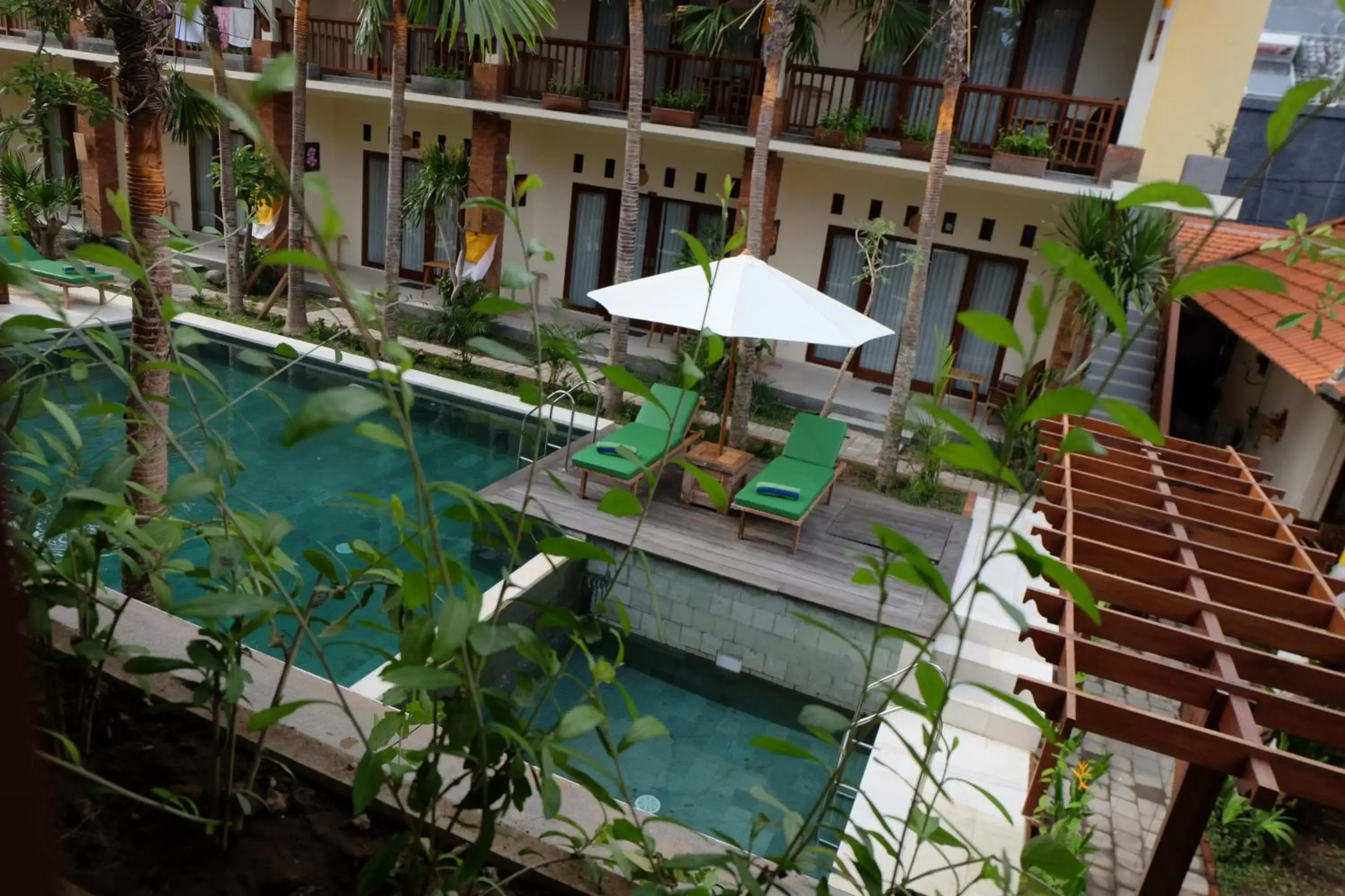 Pool View in Mina Pelasa Hotel