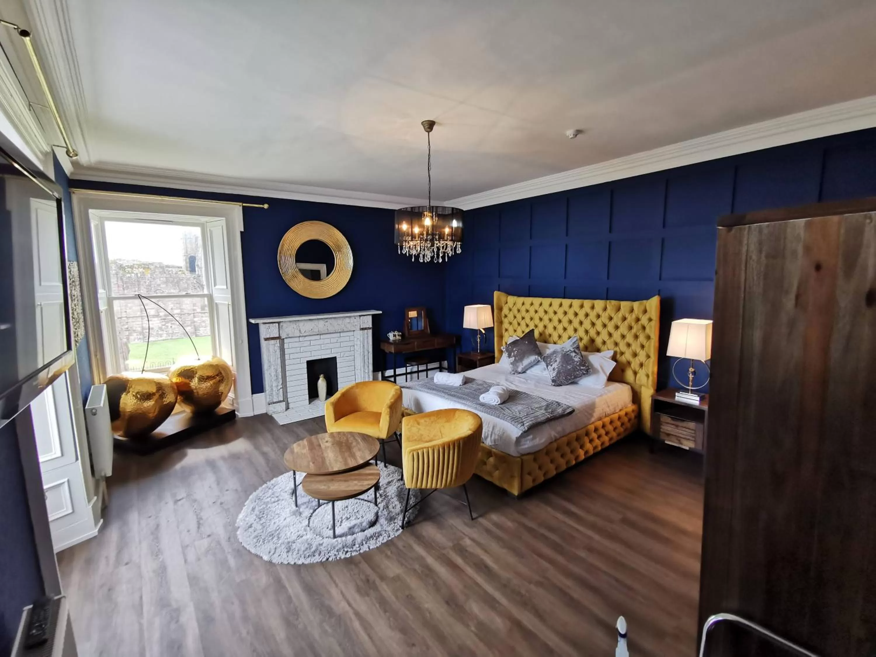 Bed in Manor House Hotel Holy Island