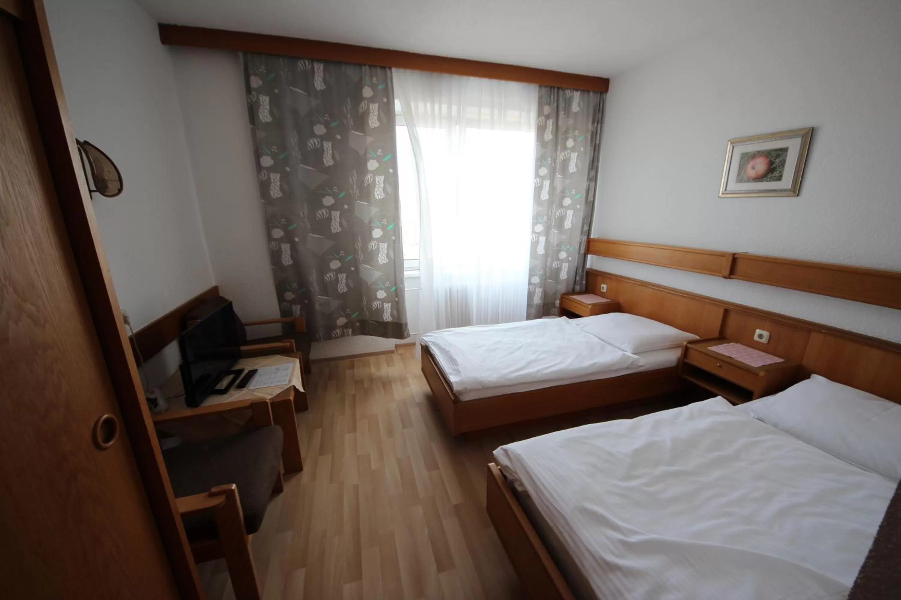 Photo of the whole room, Bed in Hotel Kleinmünchen