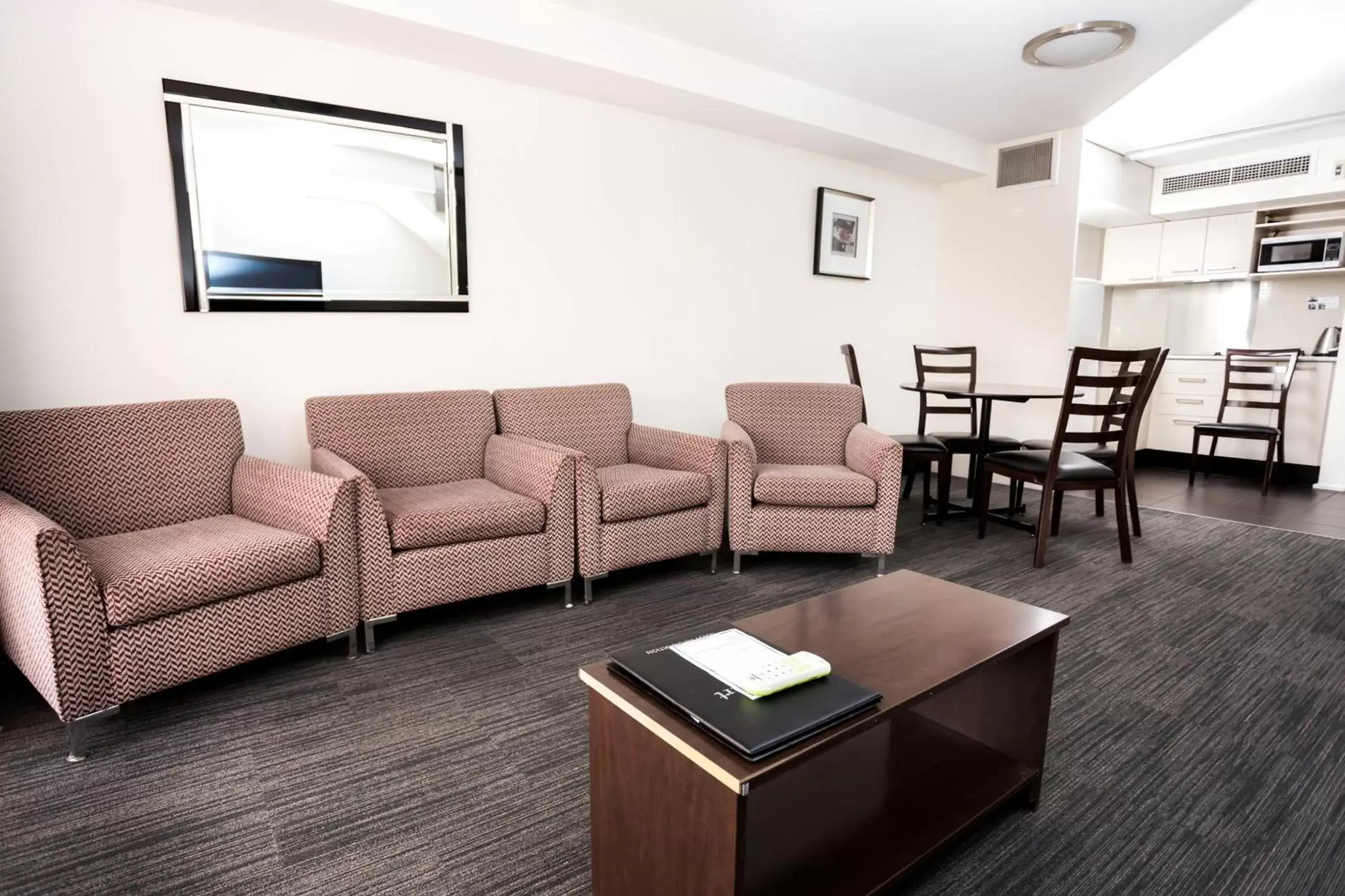 Living room, Seating Area in St Ives Apartments