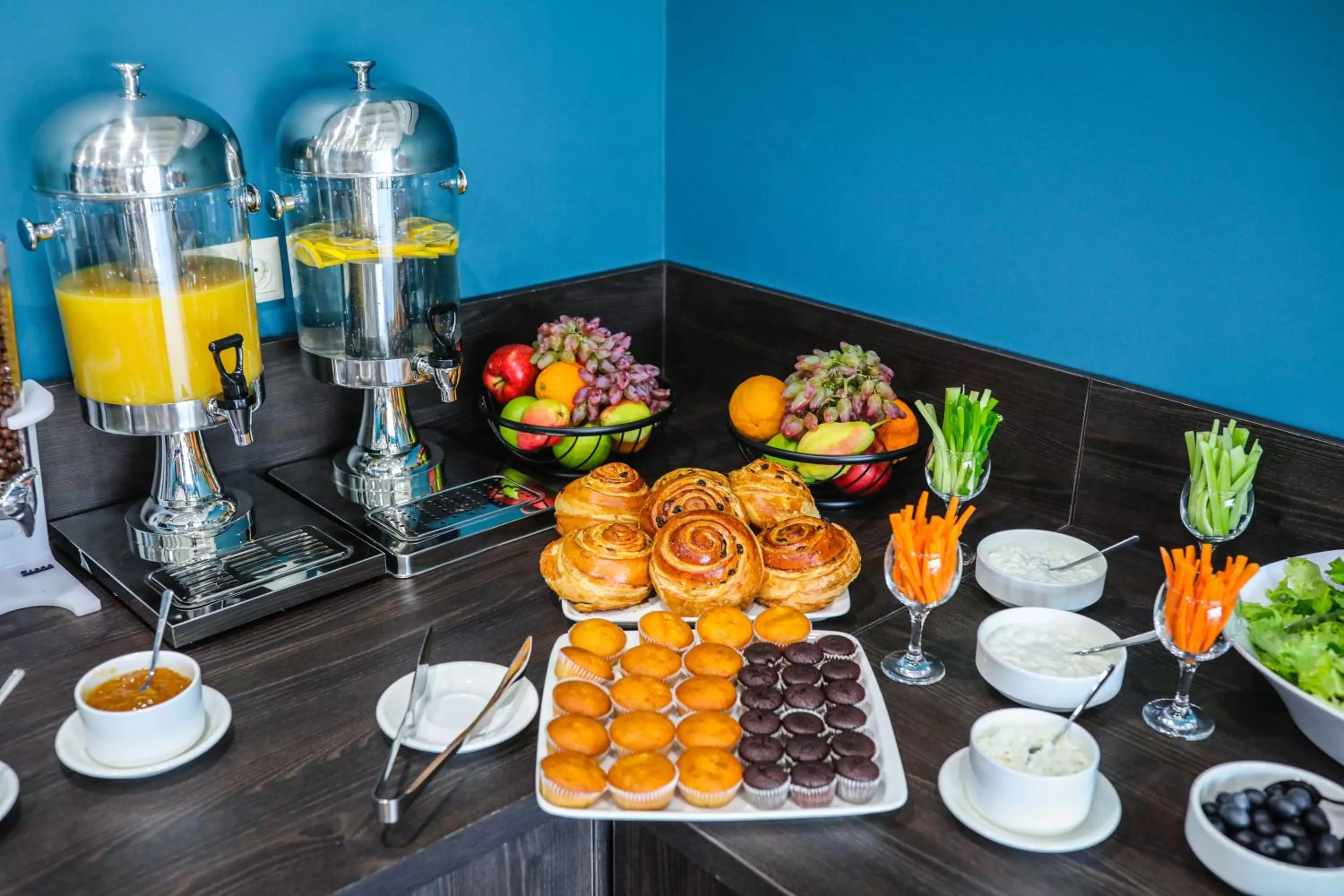 Food and drinks in Hotel InnDigo in Kutaisi