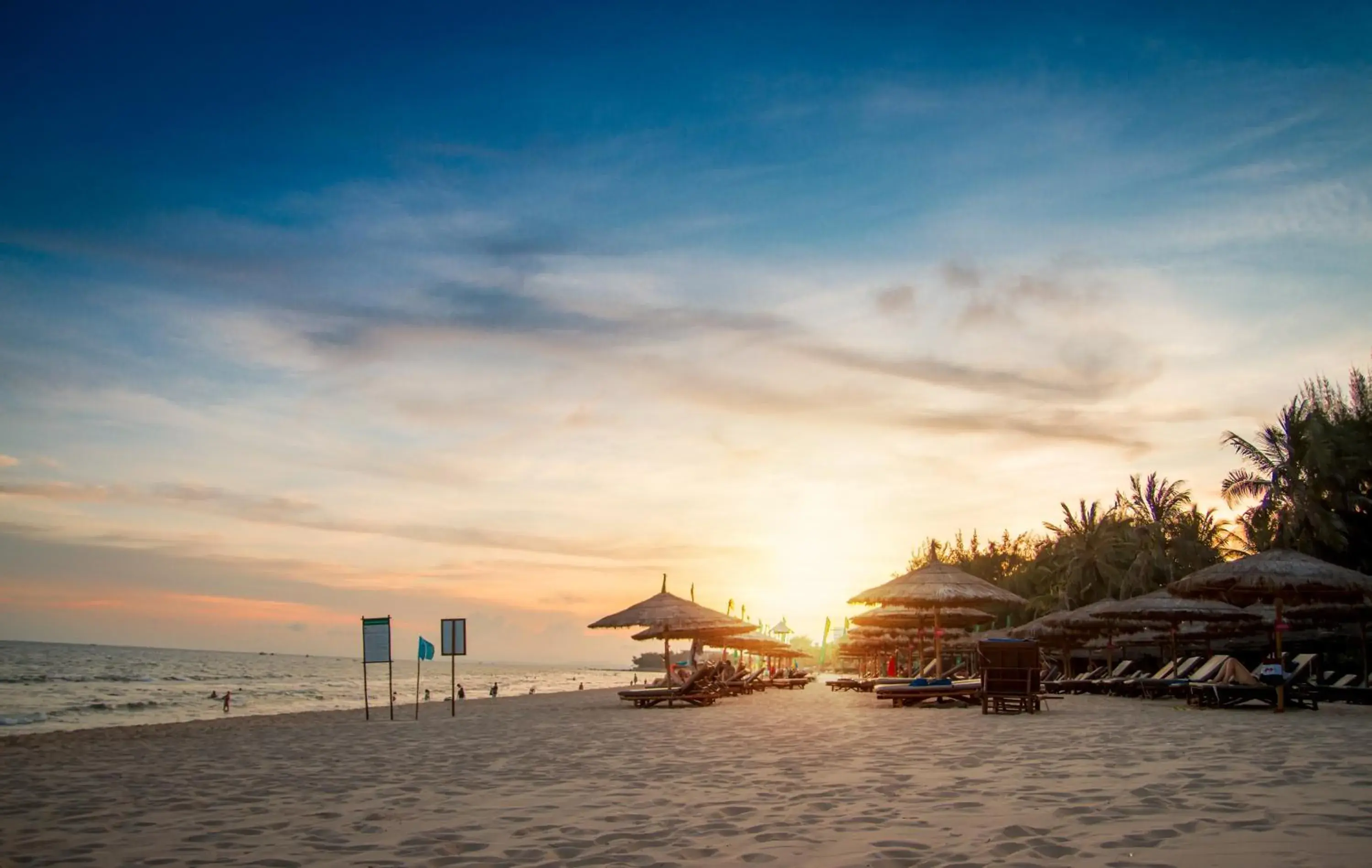 Beach, Sunrise/Sunset in Bamboo Village Beach Resort & Spa