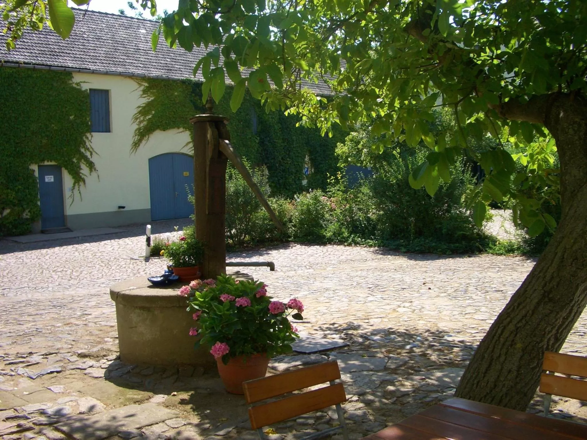 Patio in Hotel Moritz an der Elbe