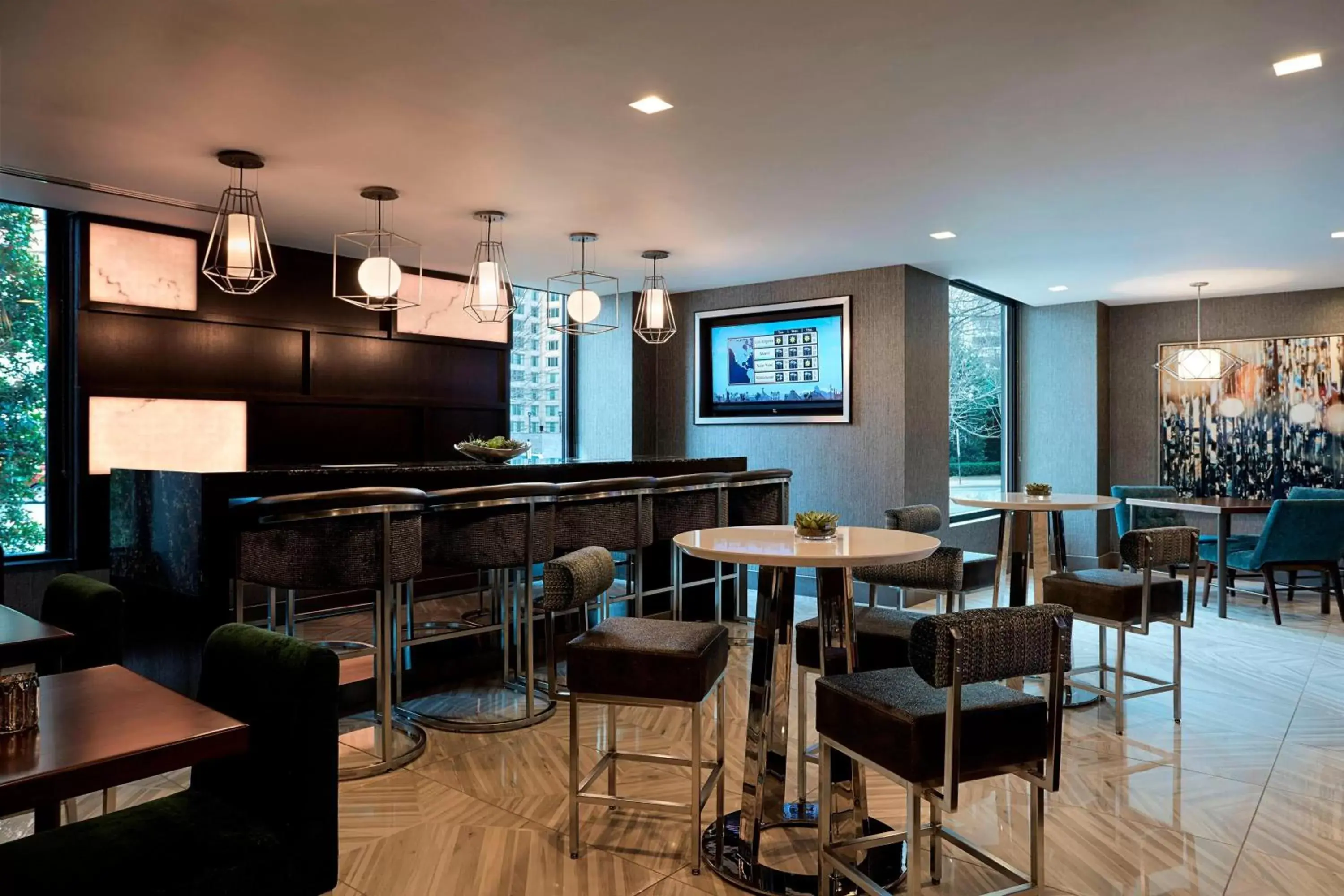 Lounge or bar, Restaurant/Places to Eat in Crystal Gateway Marriott