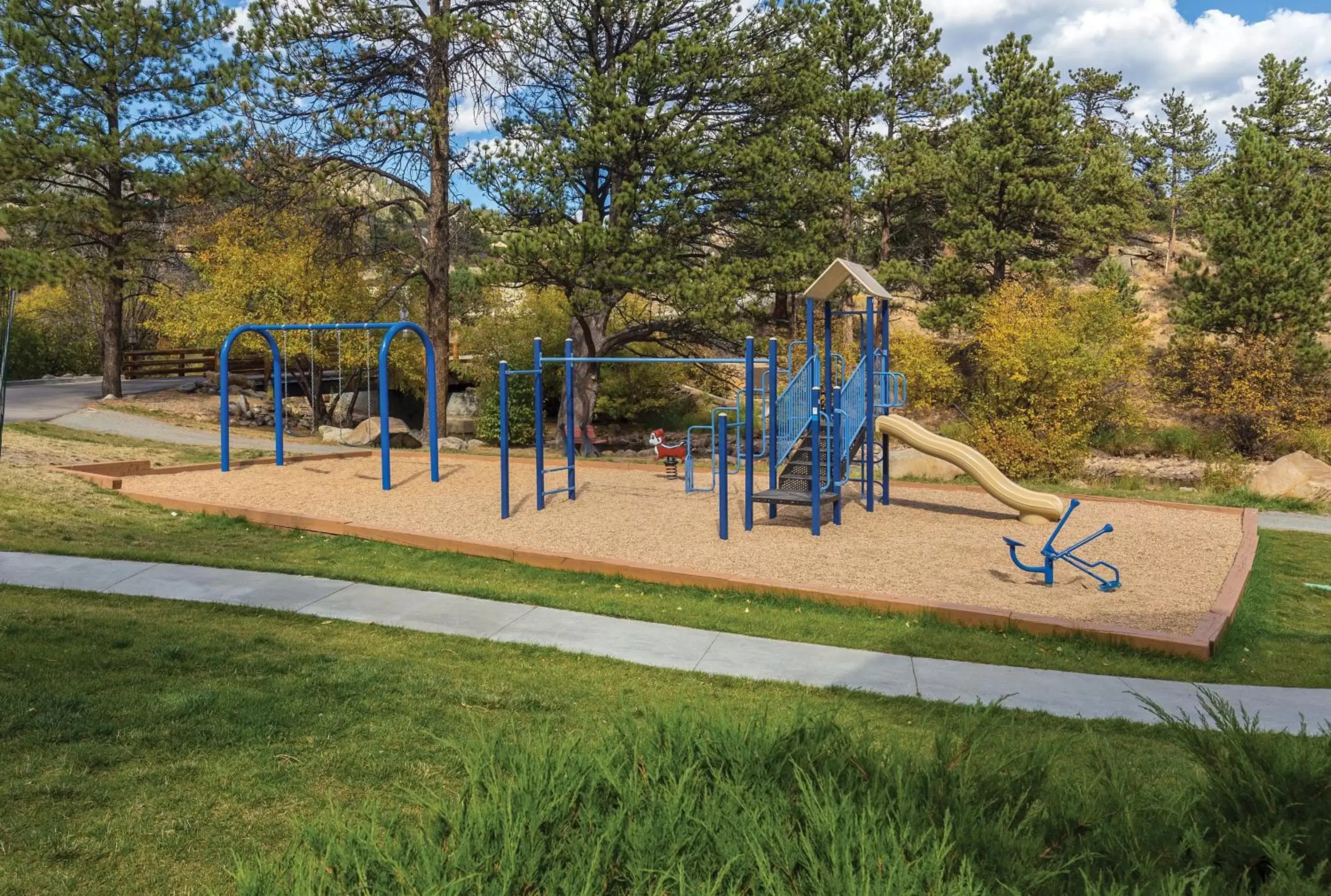 Children play ground, Children's Play Area in WorldMark Estes Park