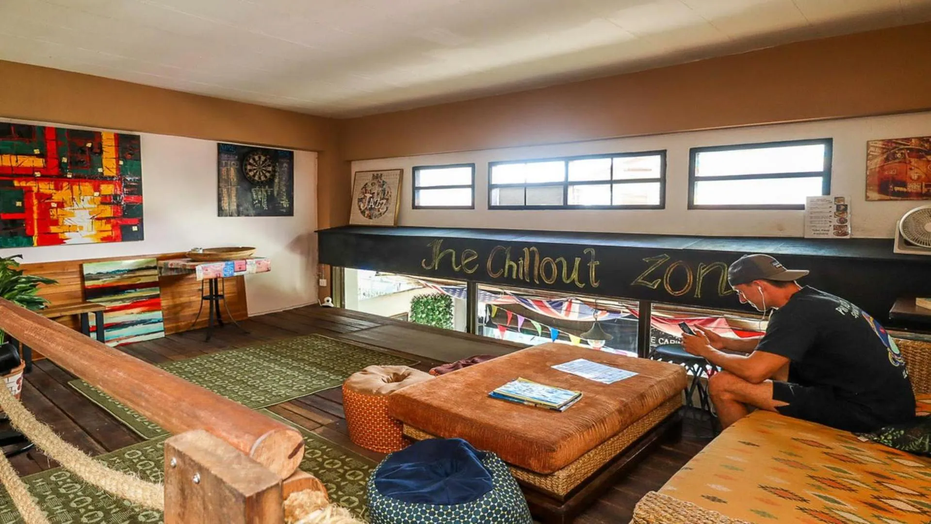 People in The Cabin Backpackers Hostel & Bar