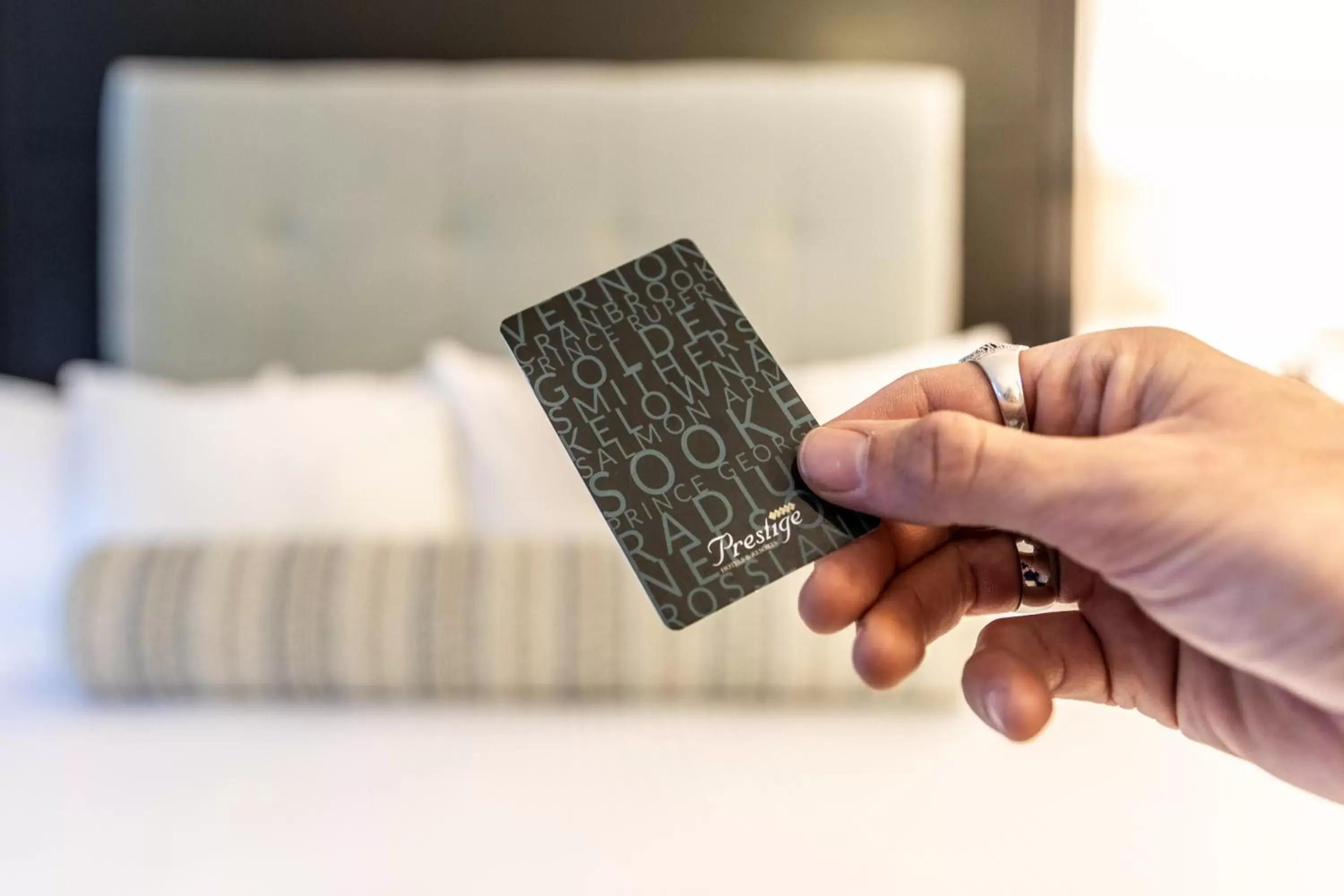 Decorative detail, Bed in Prestige Inn Nelson Decorative detail, Bed in Prestige Inn Nelson