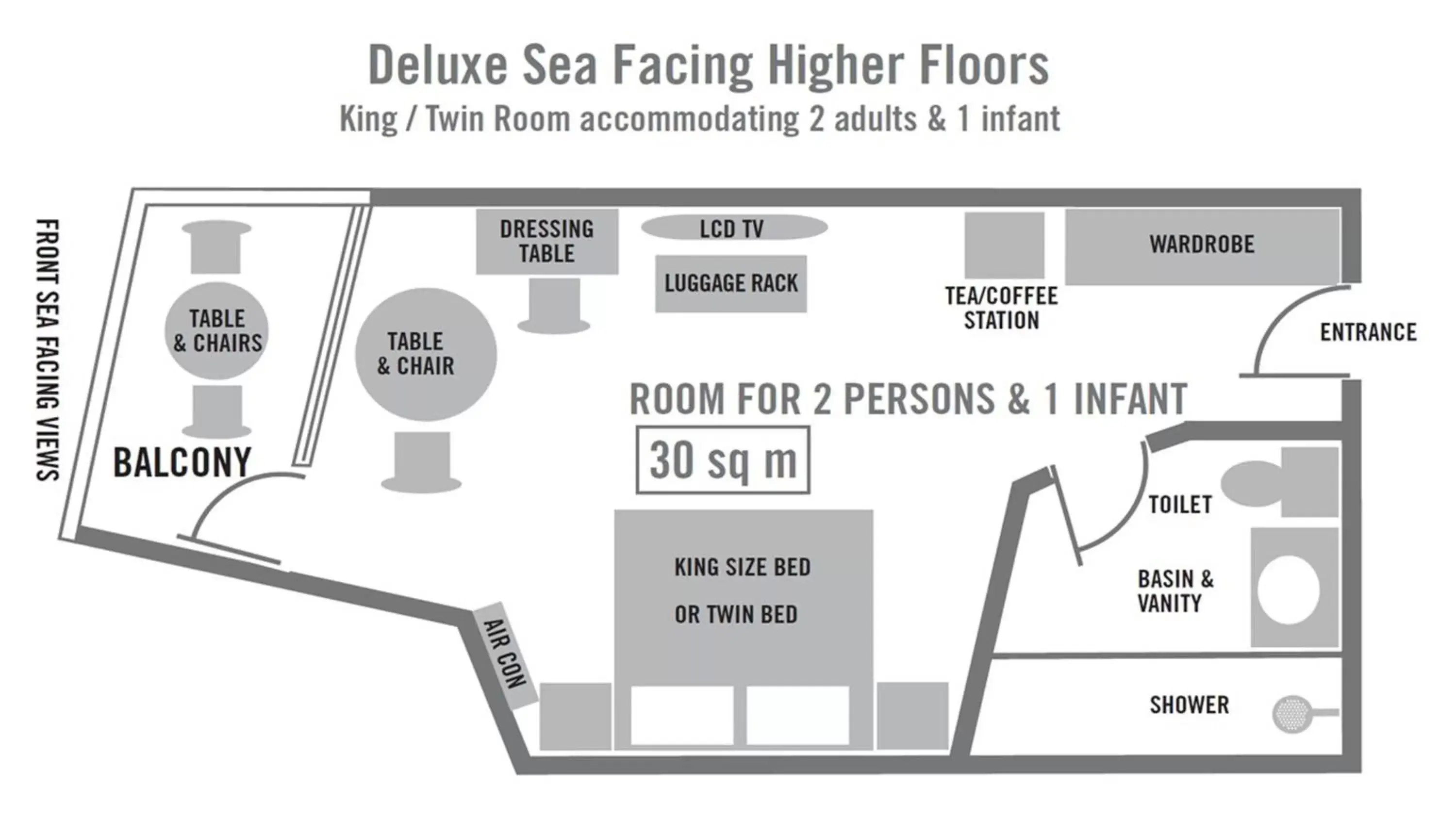 Floor Plan in Blue Waters Hotel