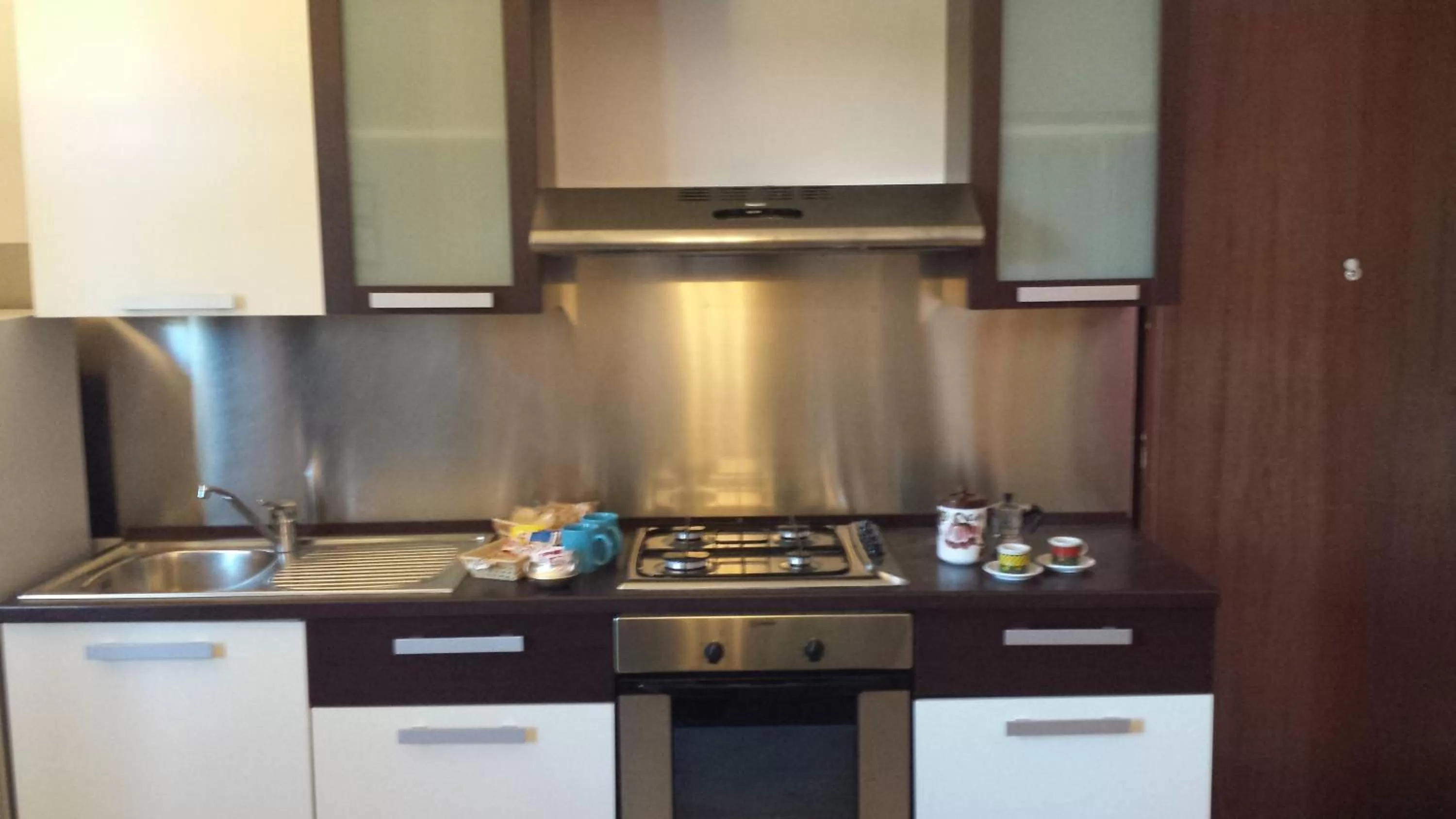 Kitchen/Kitchenette in B&B Azzurra