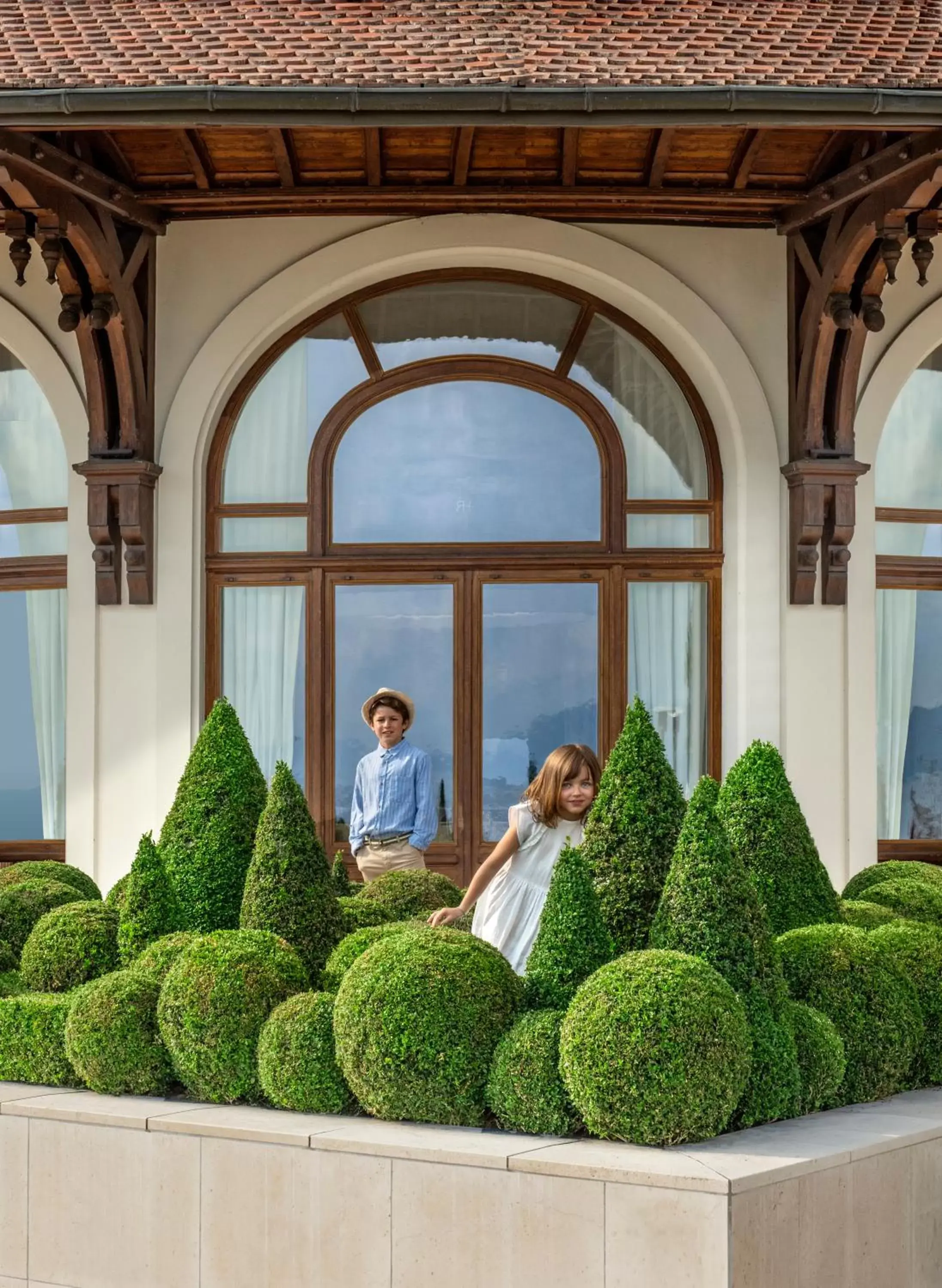 Patio in Hôtel Royal