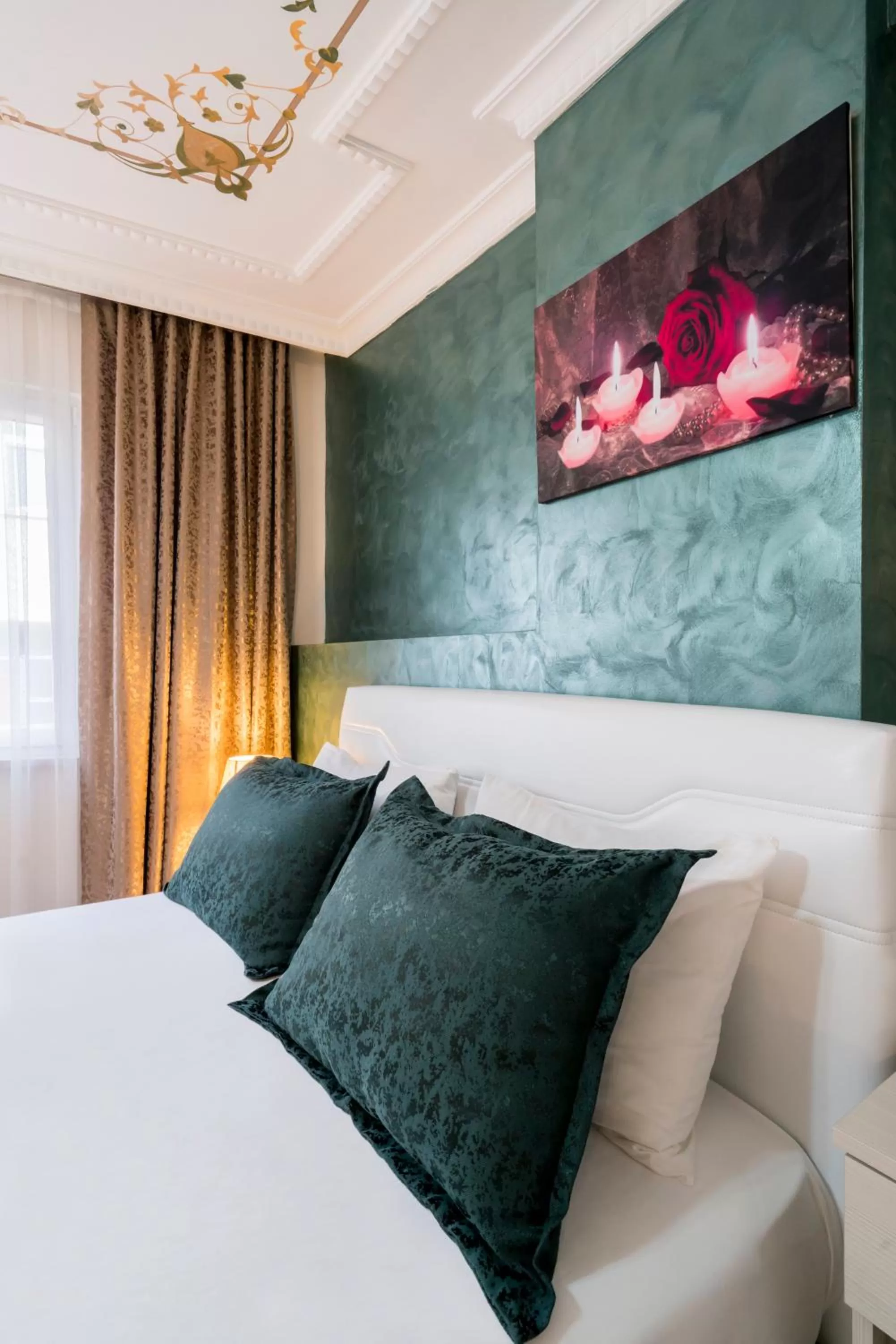 Decorative detail, Bed in ATAM HOTEL