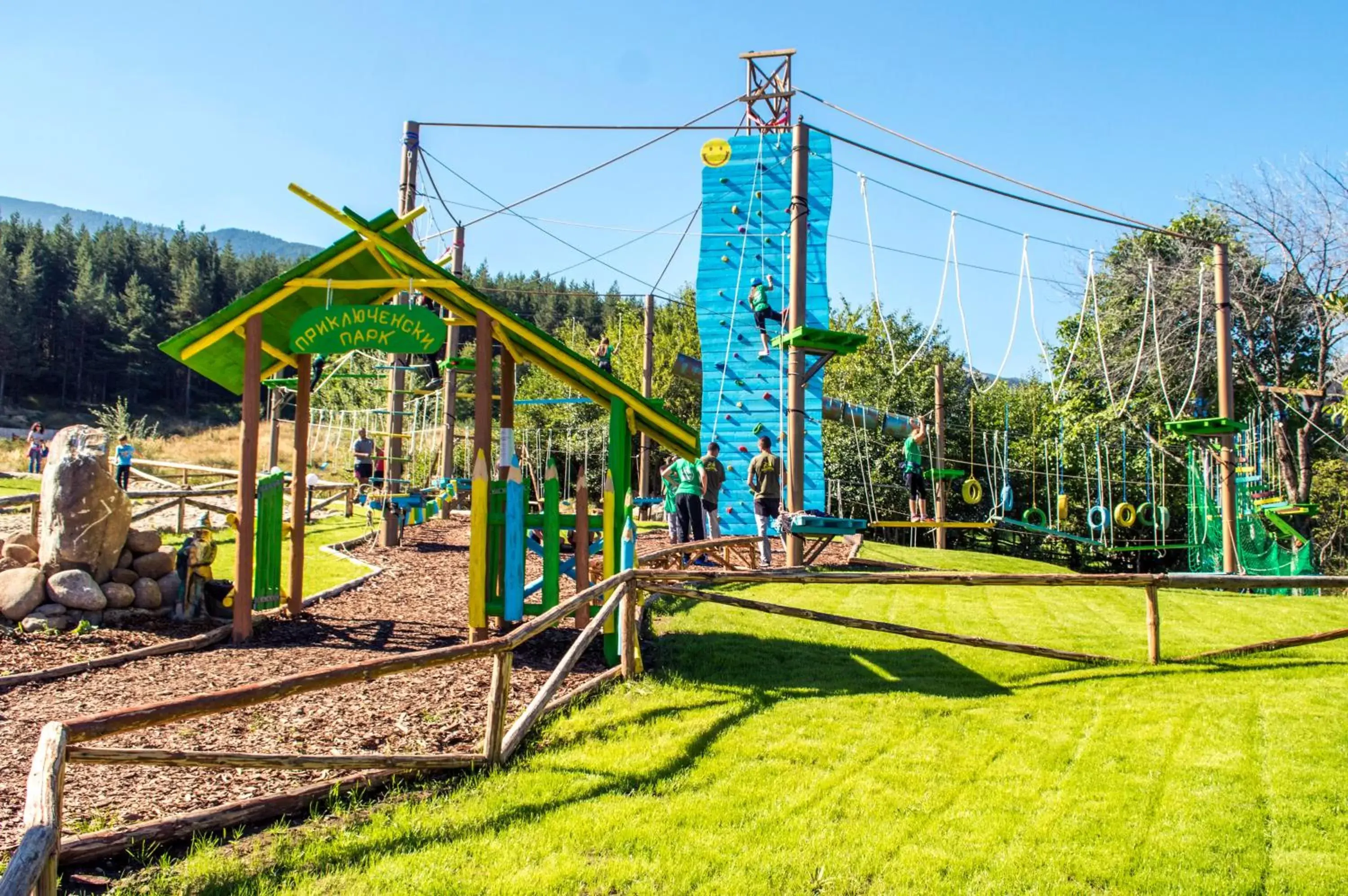 Garden, Children's Play Area in Green Life Resort Bansko