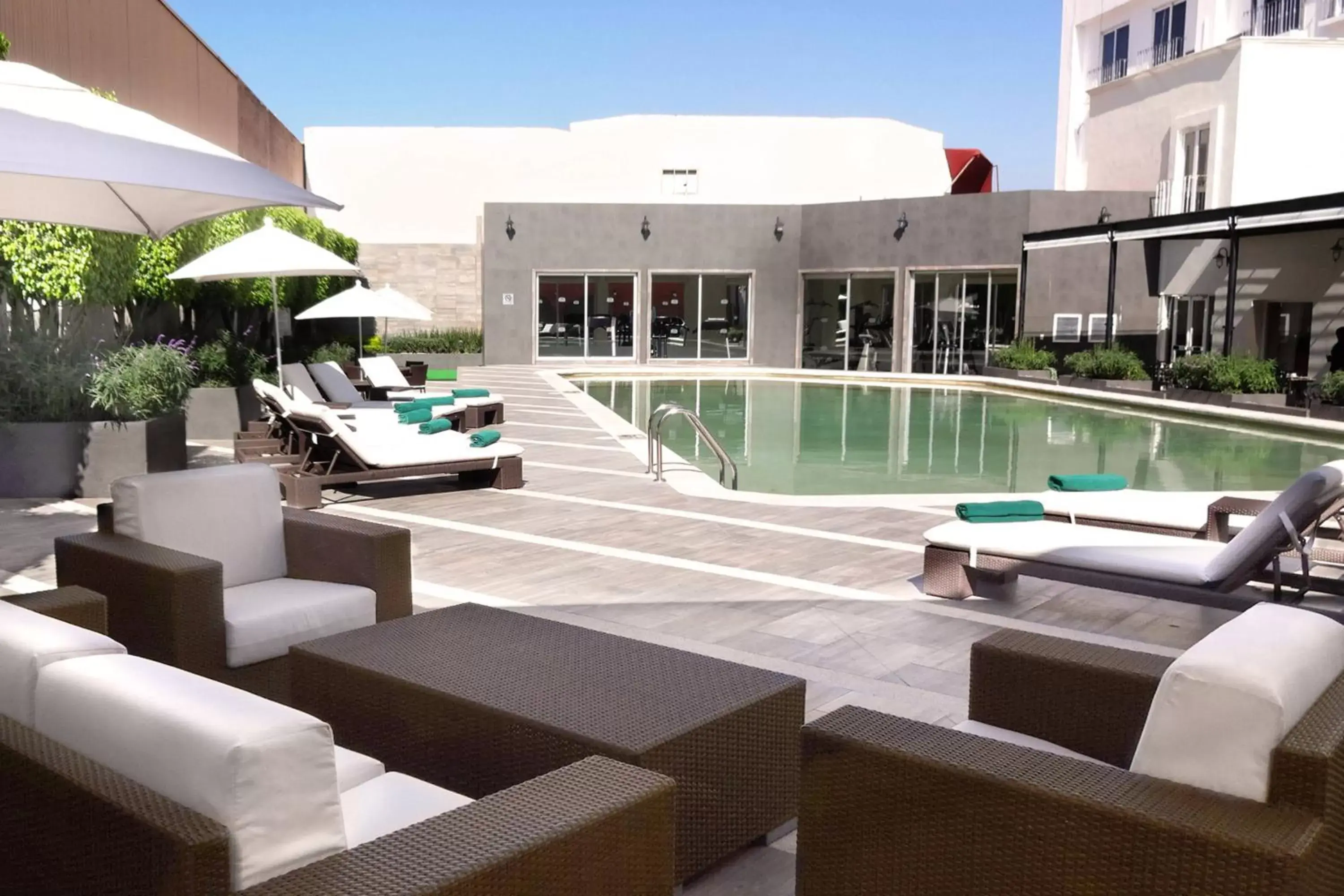 Swimming Pool in Courtyard by Marriott Puebla Las Animas
