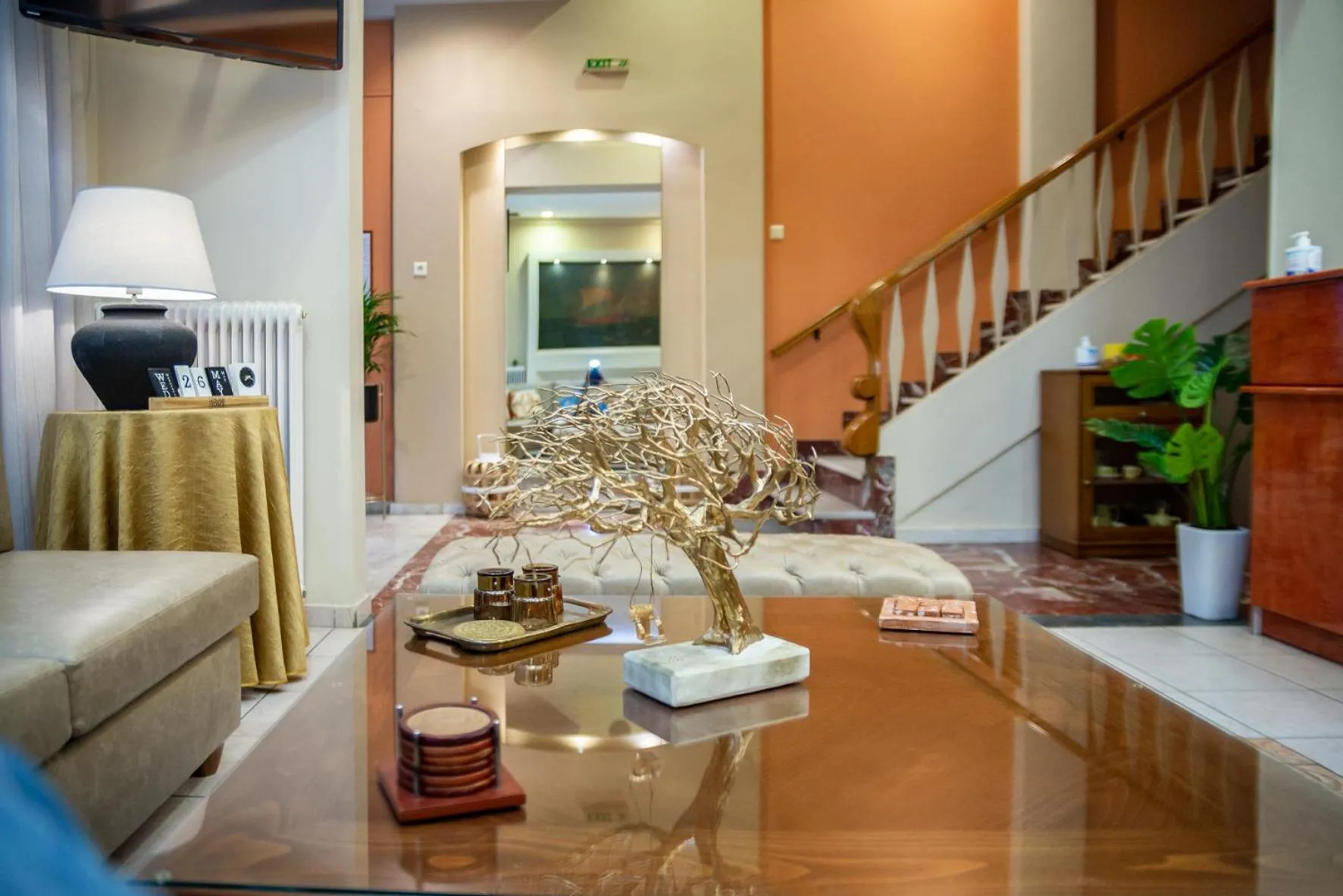 Lobby or reception in Hôtel Argo