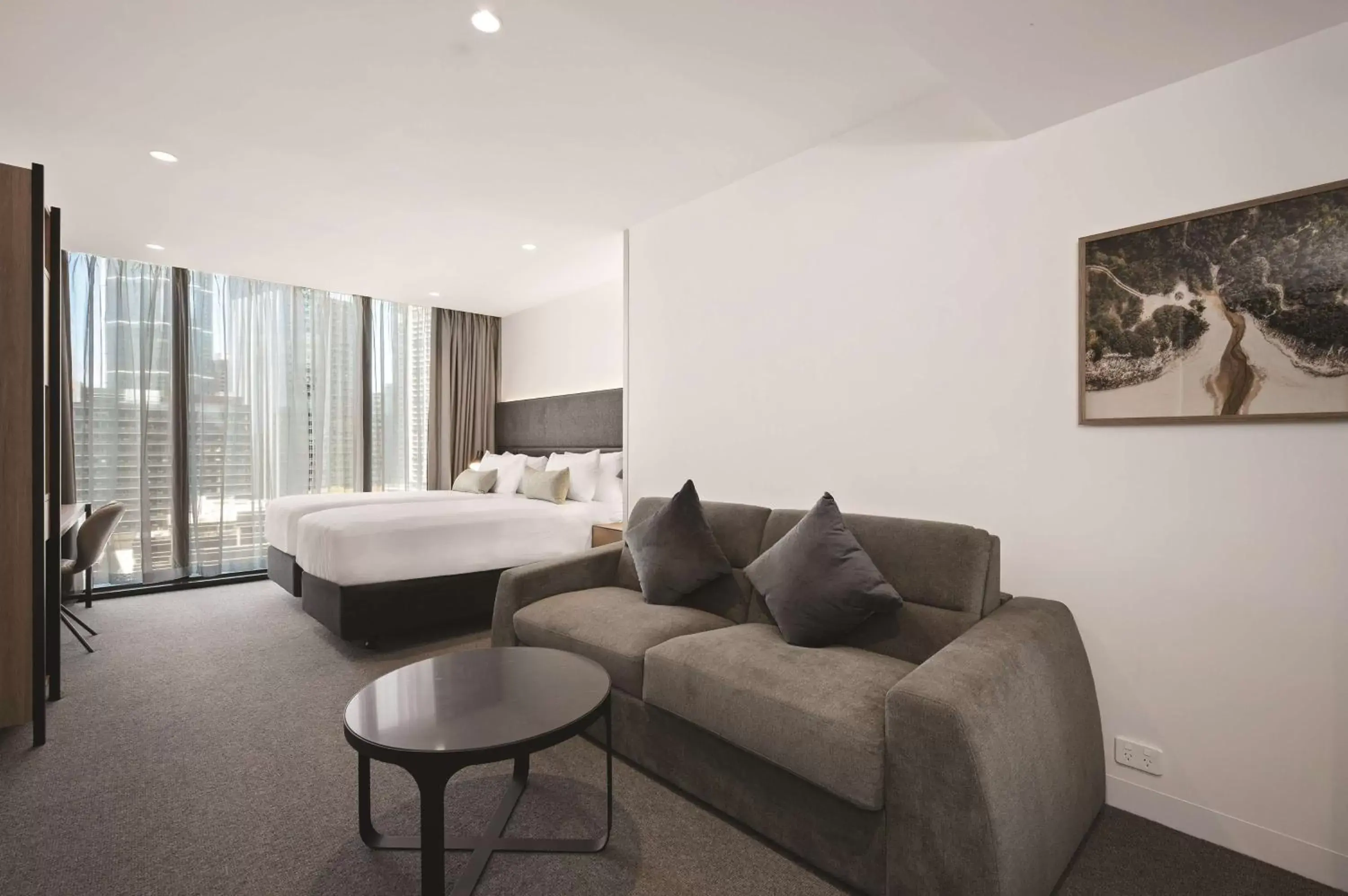 Bedroom, Seating Area in Vibe Hotel Melbourne
