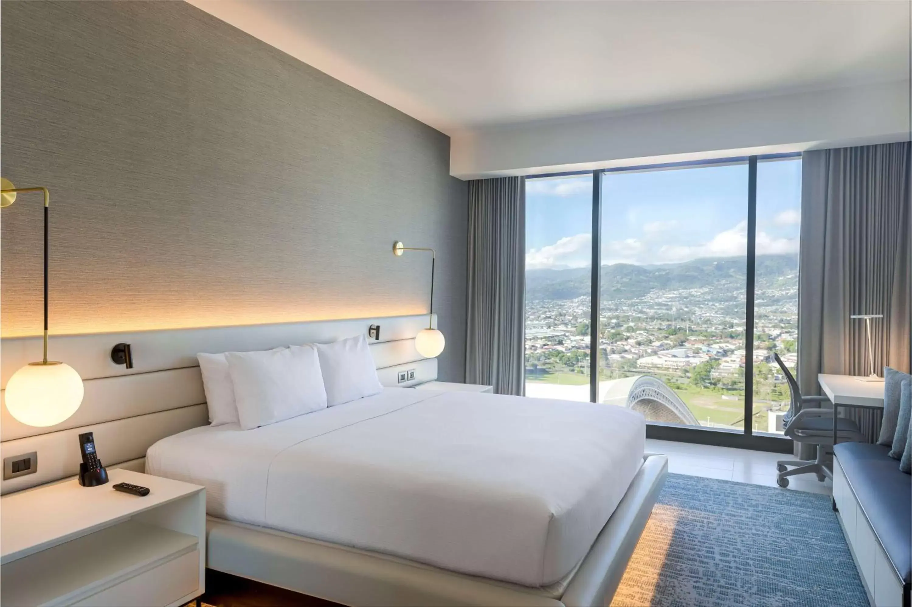 View (from property/room), Bed in Hilton San Jose La Sabana