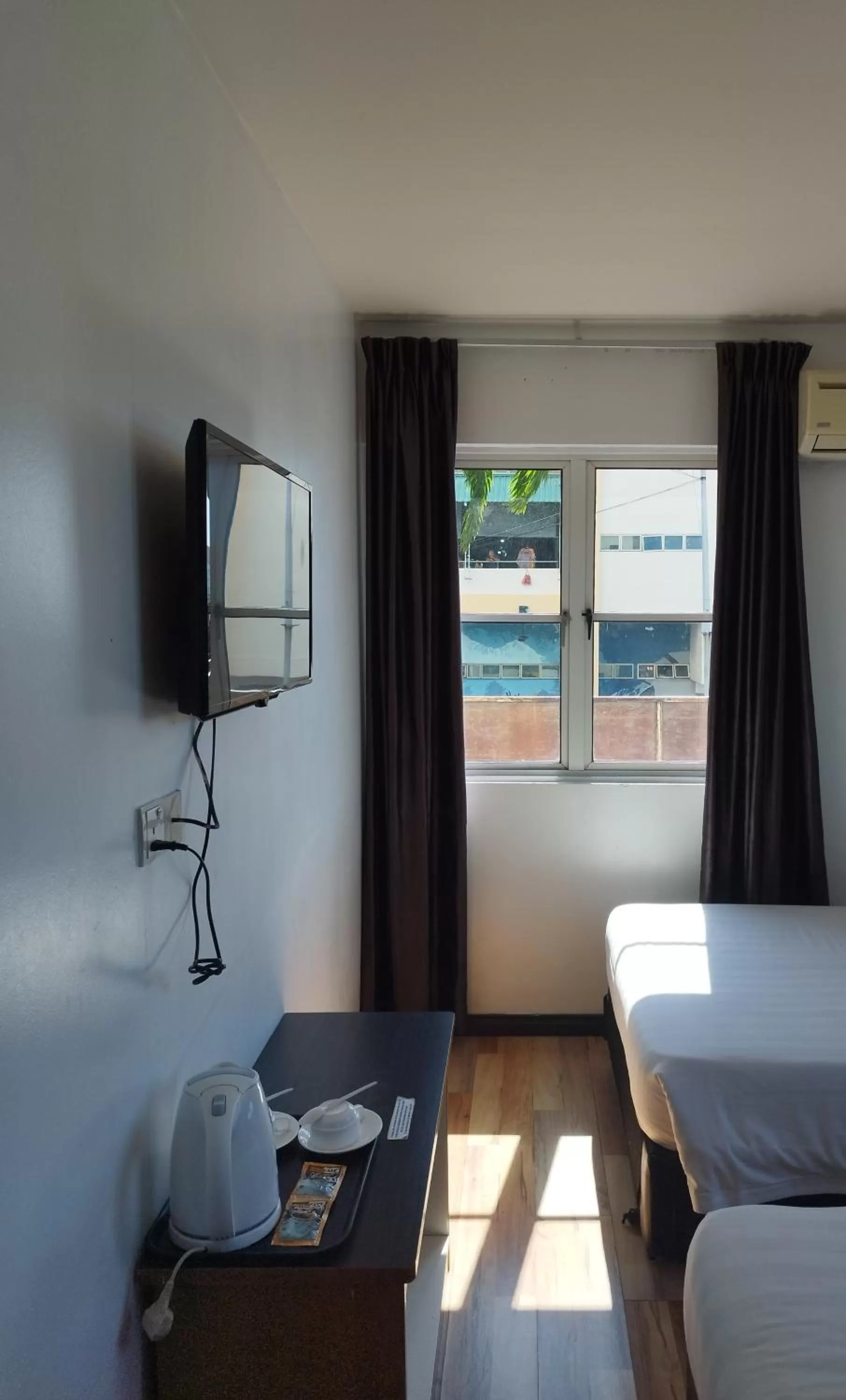 Bed in Marine Bay Hotel