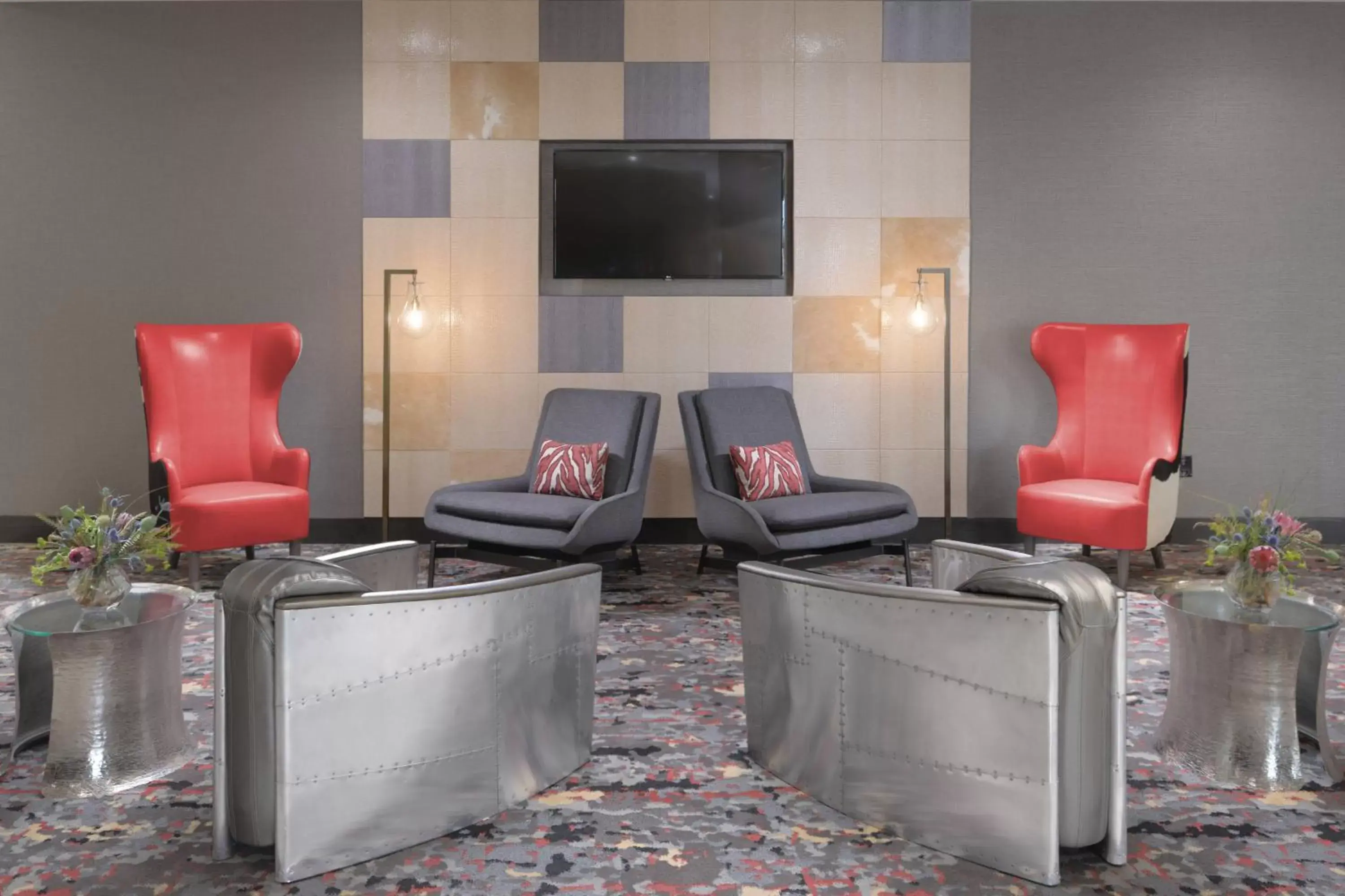 Lounge or bar, Seating Area in Courtyard by Marriott Austin Pflugerville