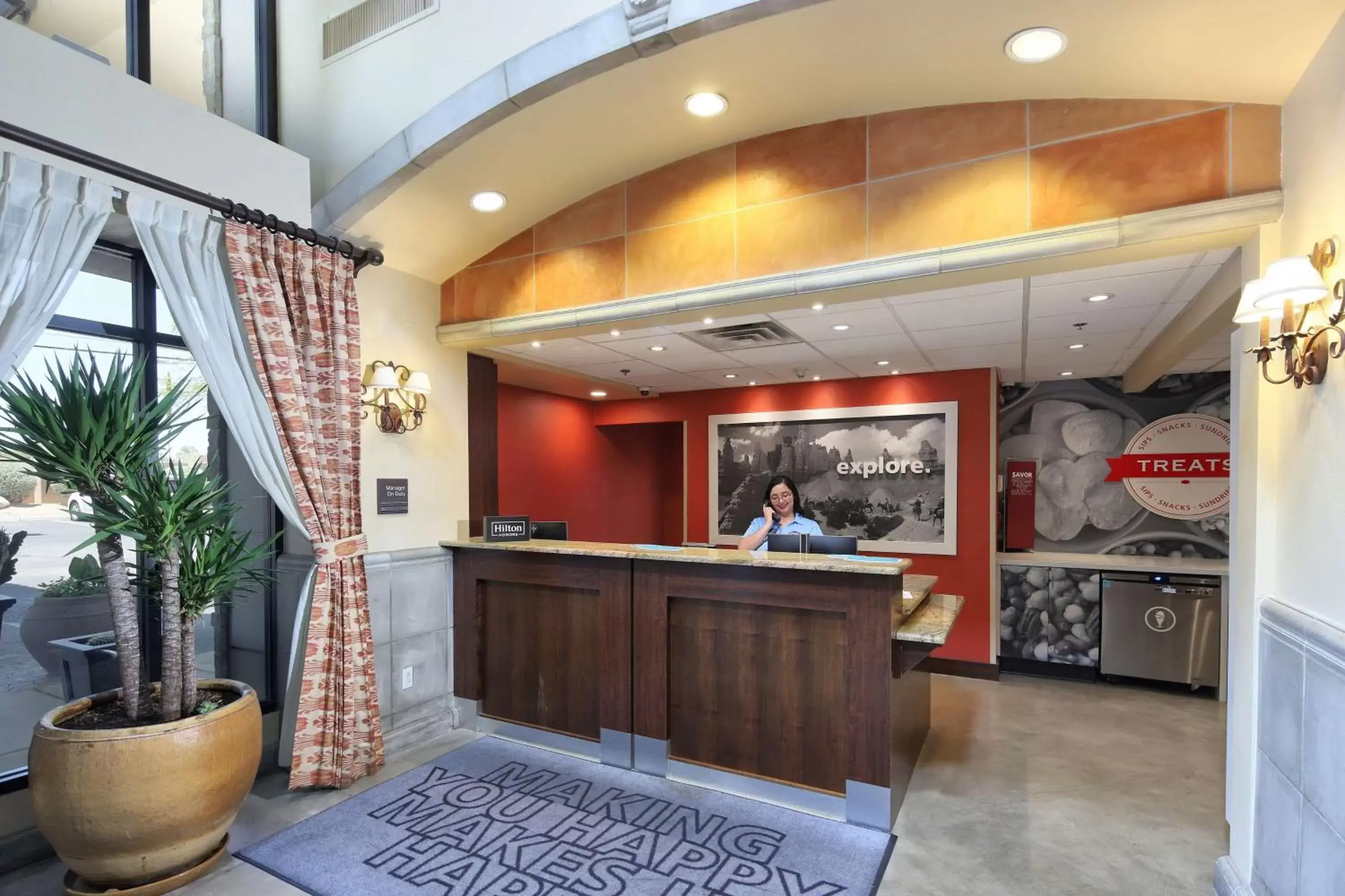 Lobby or reception, Lobby/Reception in Hampton Inn & Suites Tucson Mall